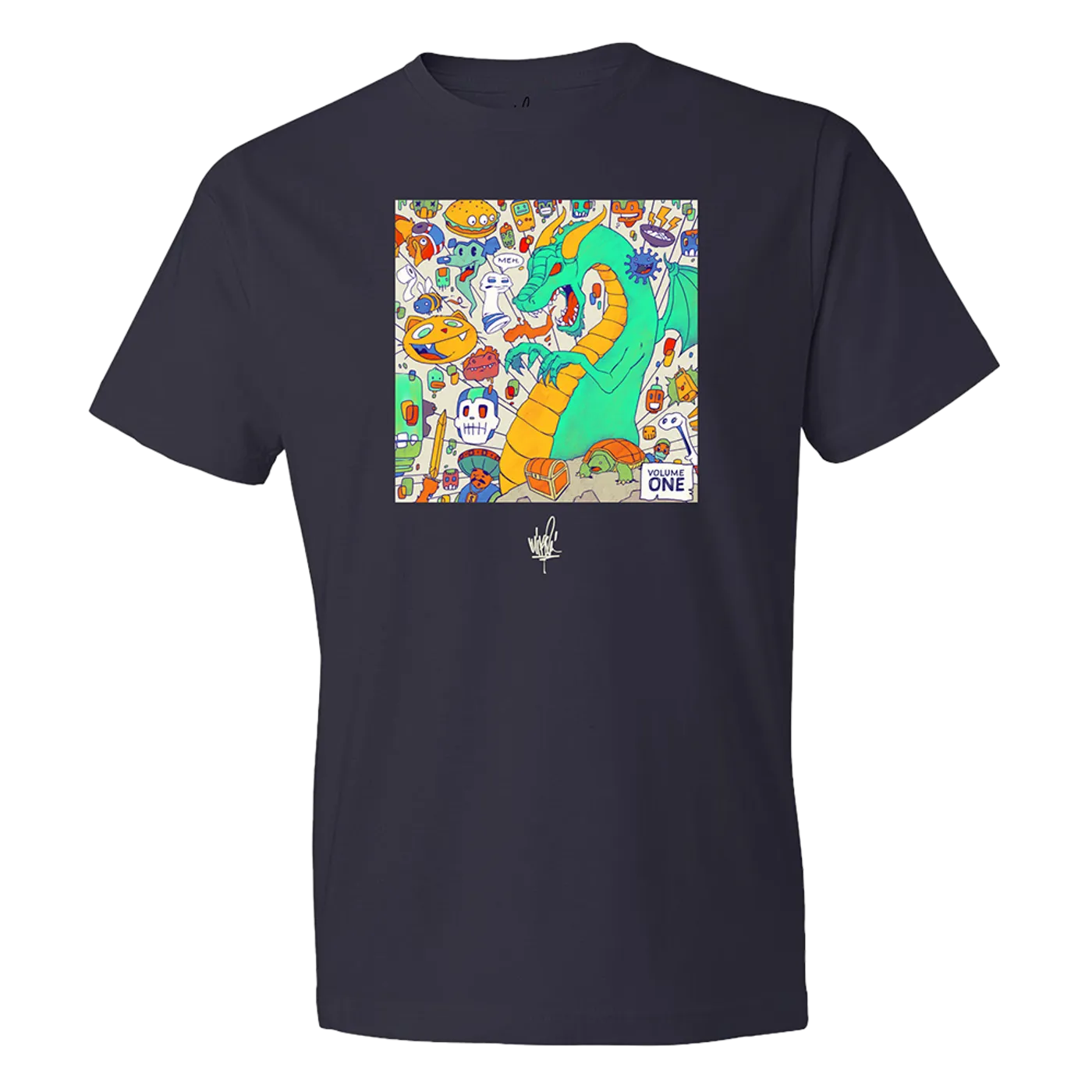 Mike Shinoda Dropped Frames V1 Navy Tee