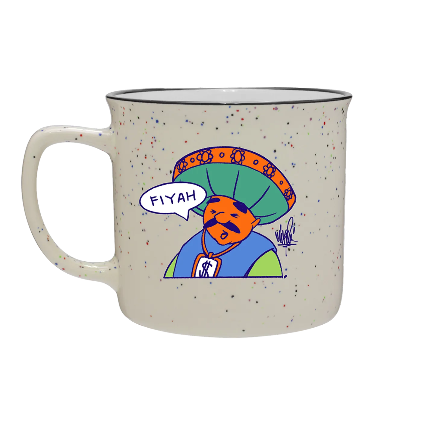Mike Shinoda Fiyah Mariachi Camping Mug