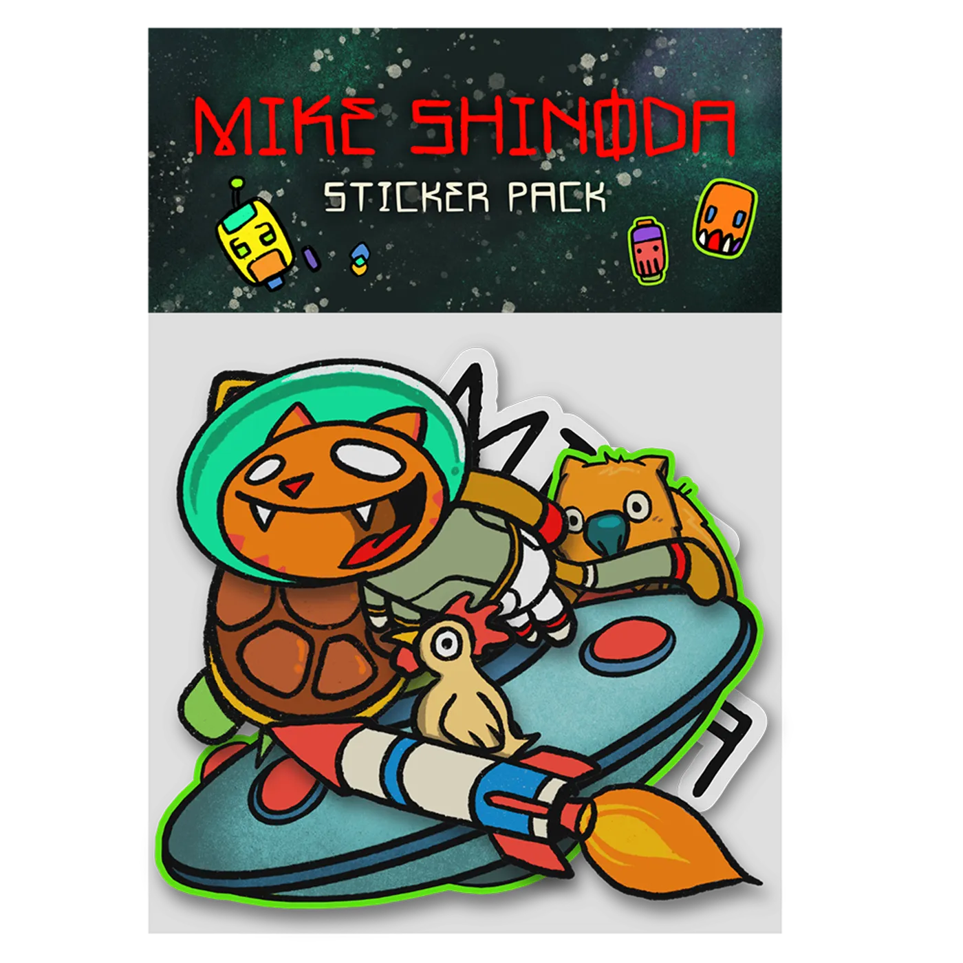 Mike Shinoda Dropped Frames V2 Sticker Pack