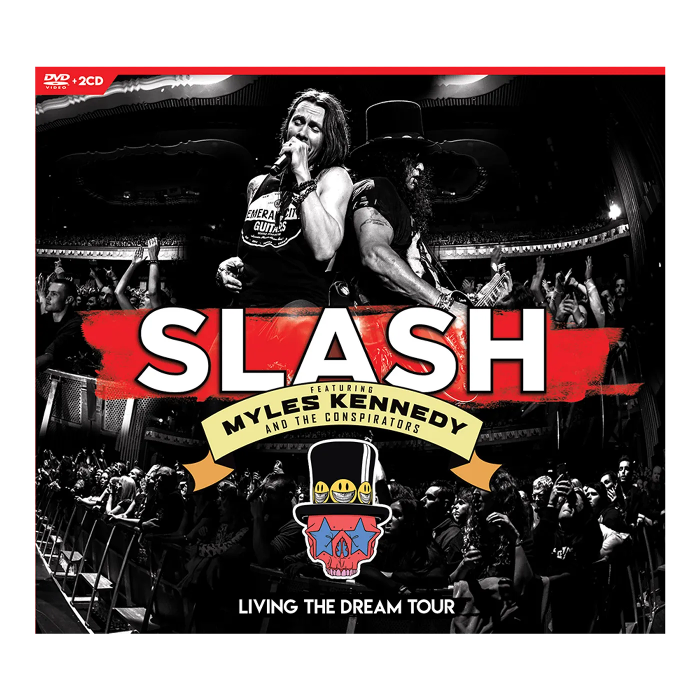 Slash Living the Dream Tour DVD + 2 CD
