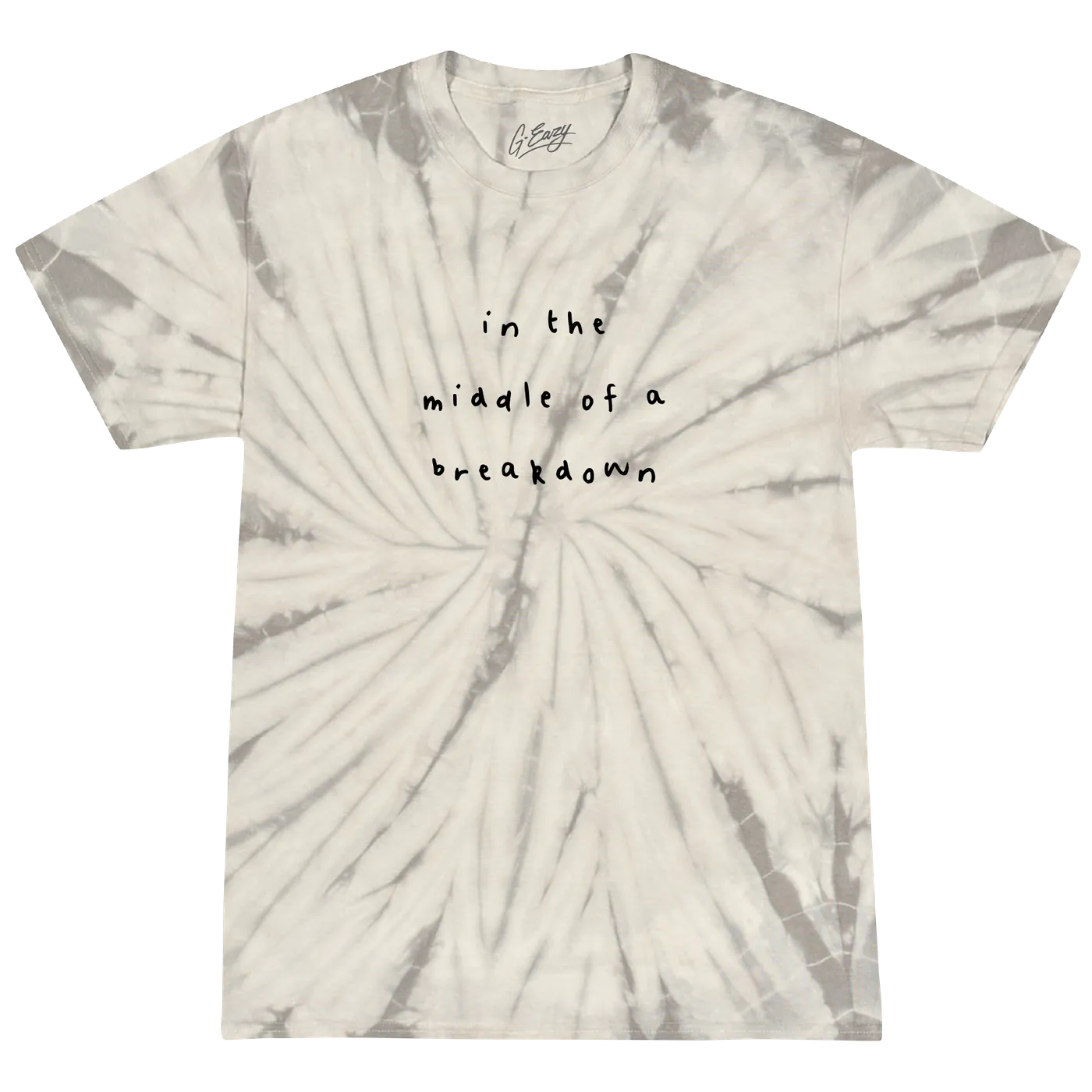 G-Eazy Breakdown White Tie Dye Tee