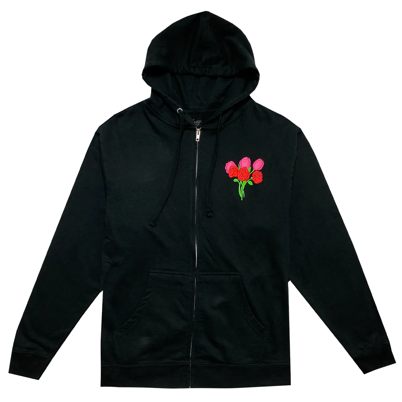 G-Eazy Tulips & Roses Black Zip Hoodie