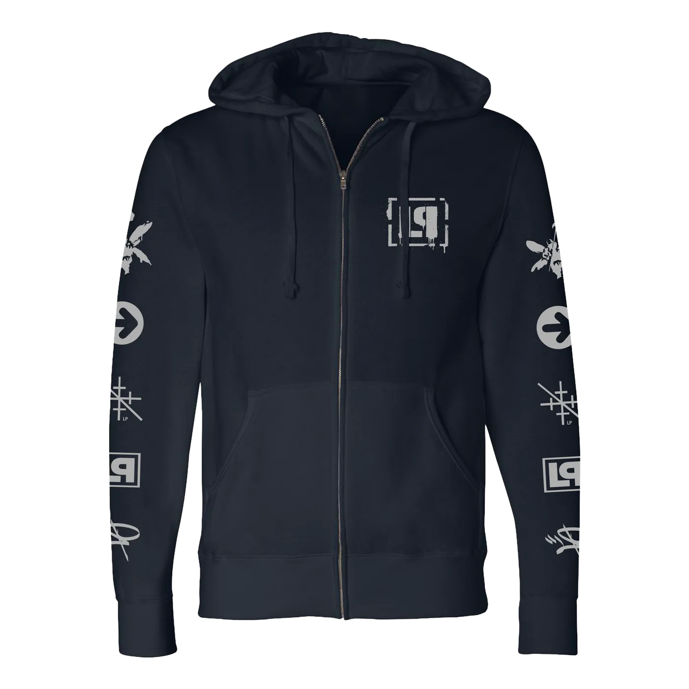Linkin Park LP Icons Navy Zip Hoodie