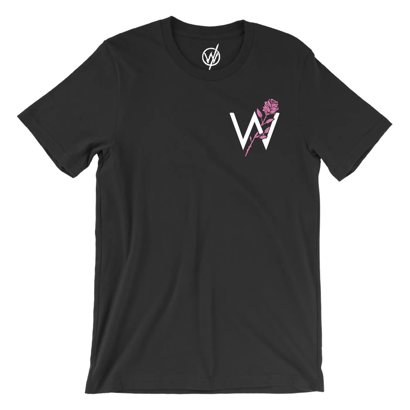 Sleeping With Sirens Pink Rose Tee