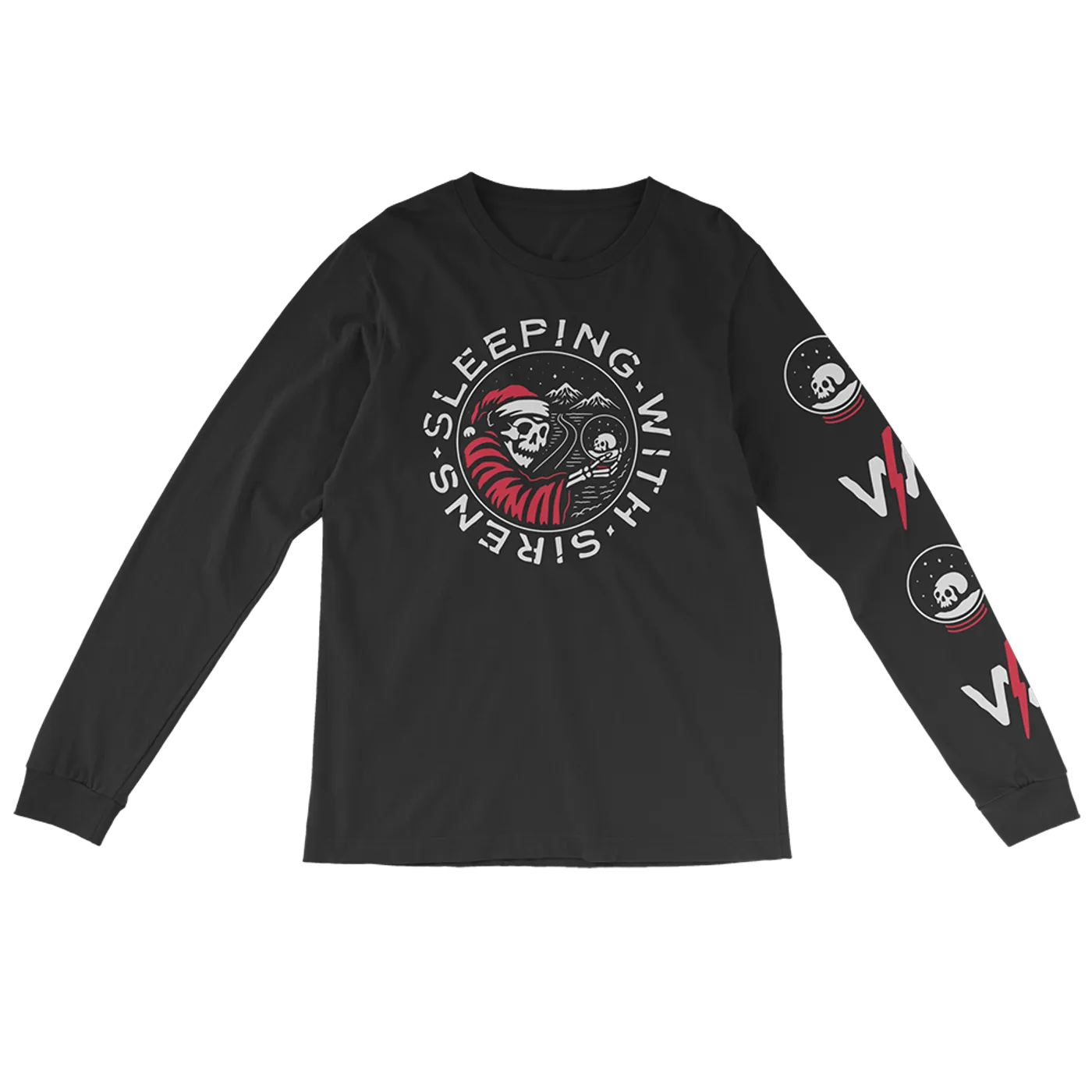 Sleeping With Sirens Black Xmas Long Sleeve