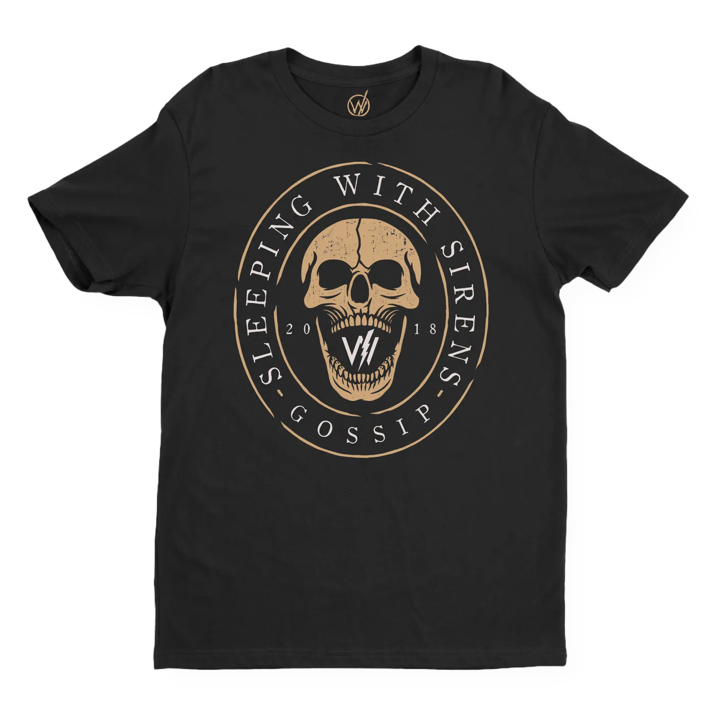 Sleeping With Sirens Skull Seal 2018 Tour Tee