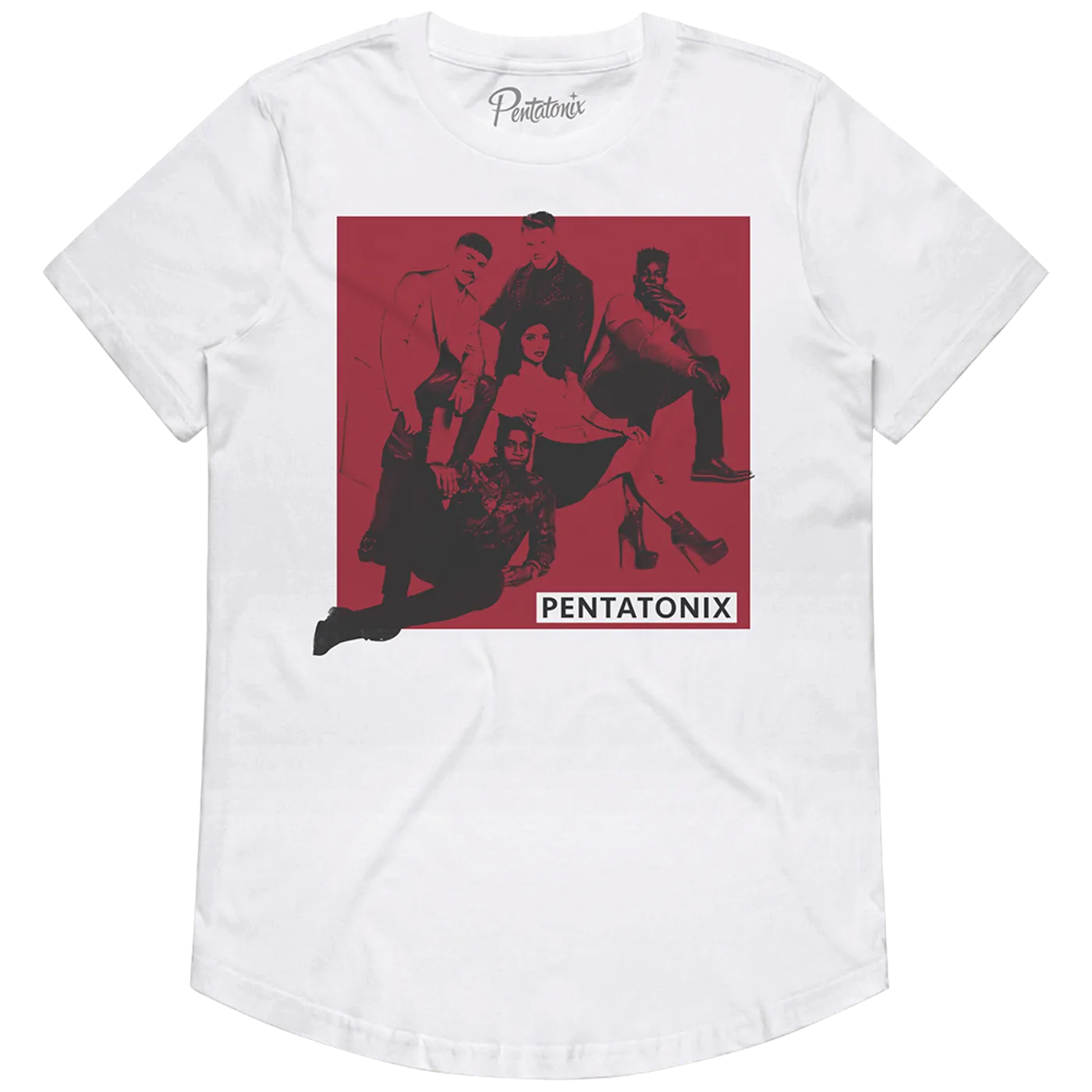 Pentatonix Red Box Ladies Tee