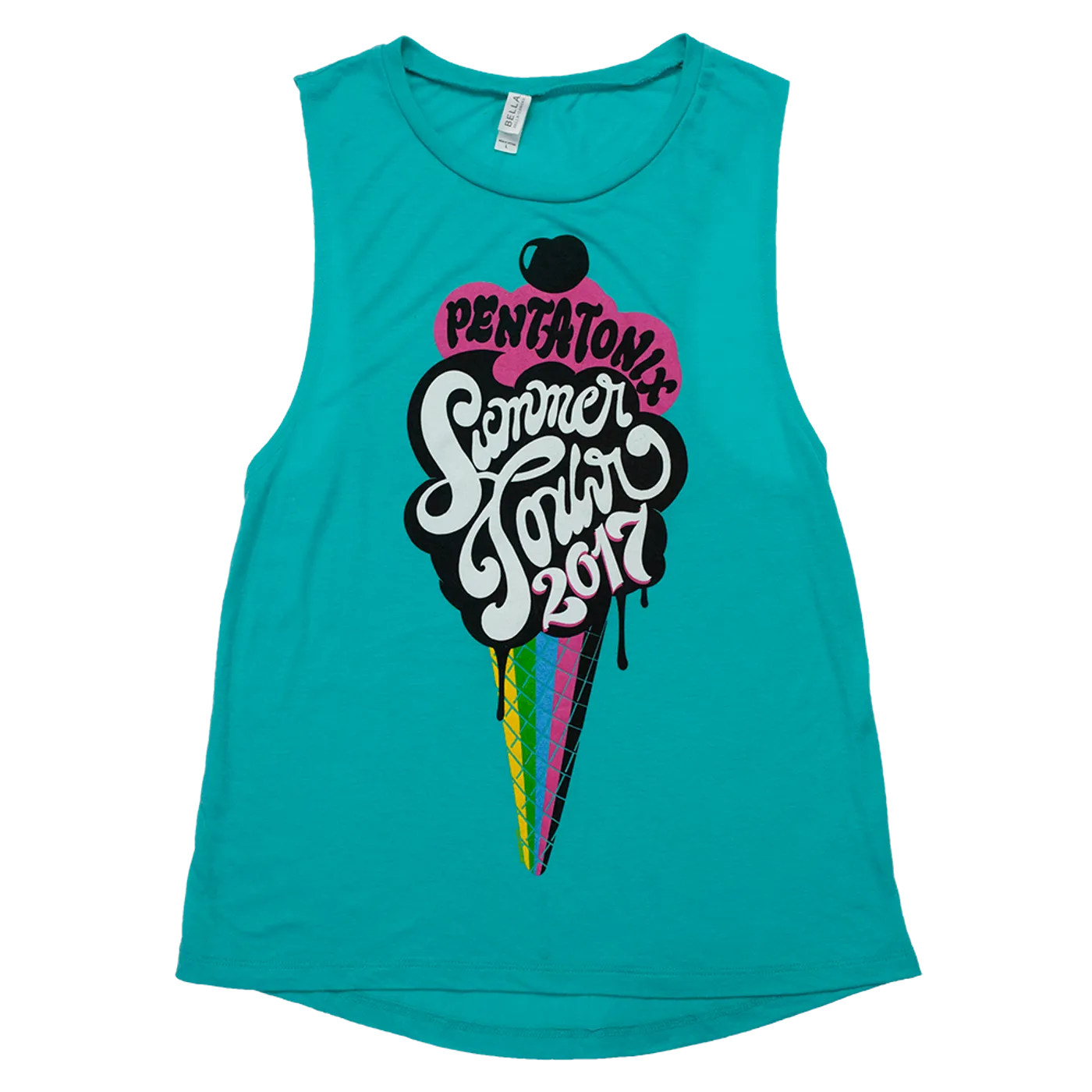 Pentatonix Teal Ice Cream Tank