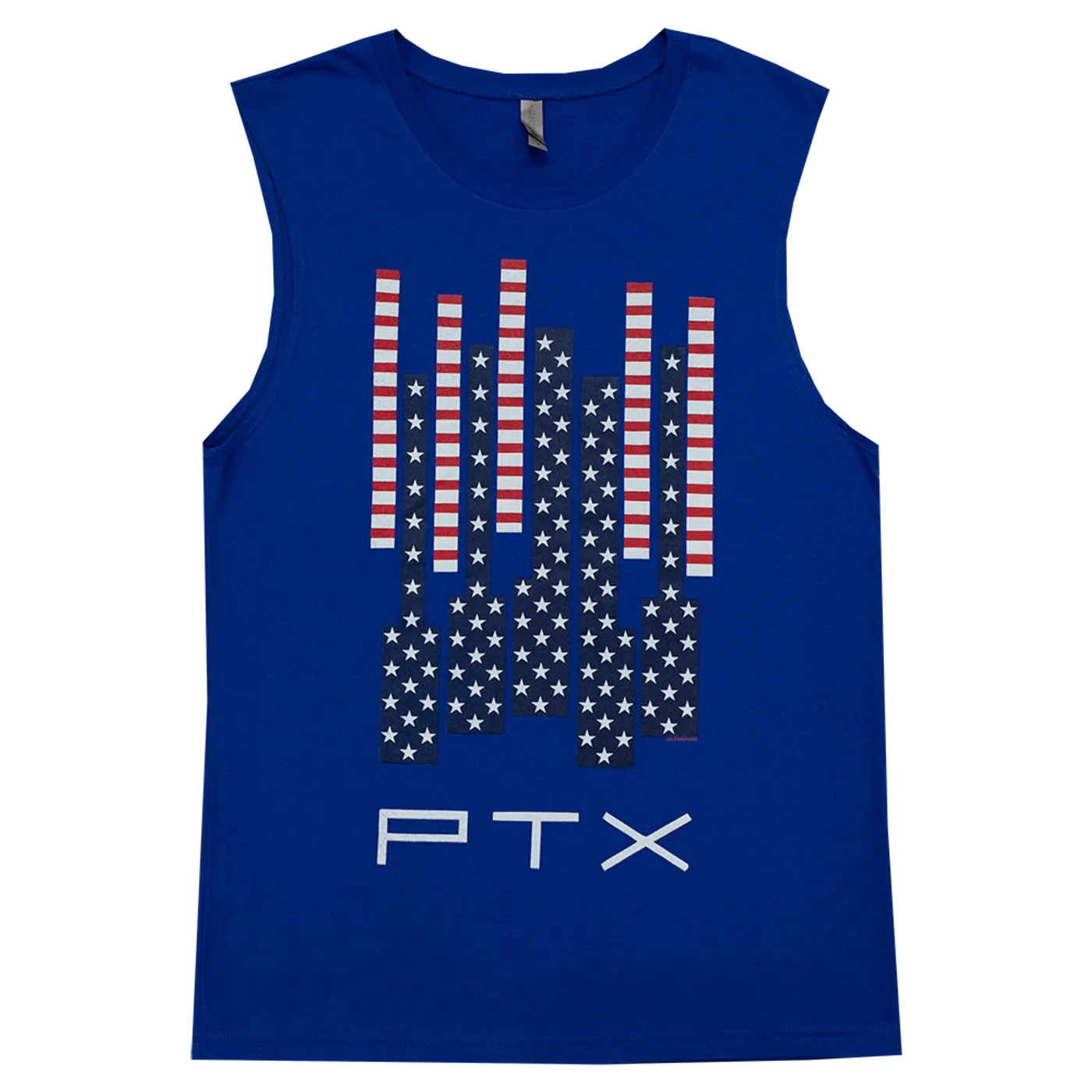 Pentatonix Flag Keys Blue Tank