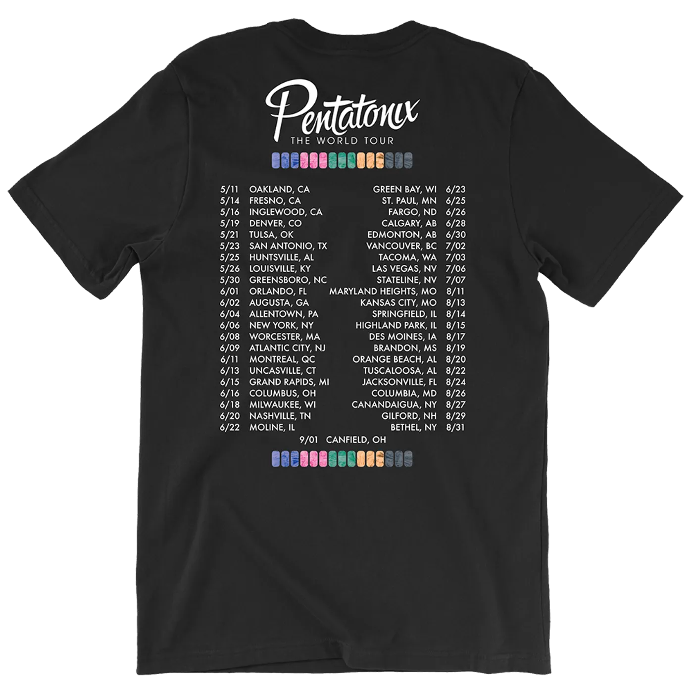 Pentatonix PTX World Tour Tee