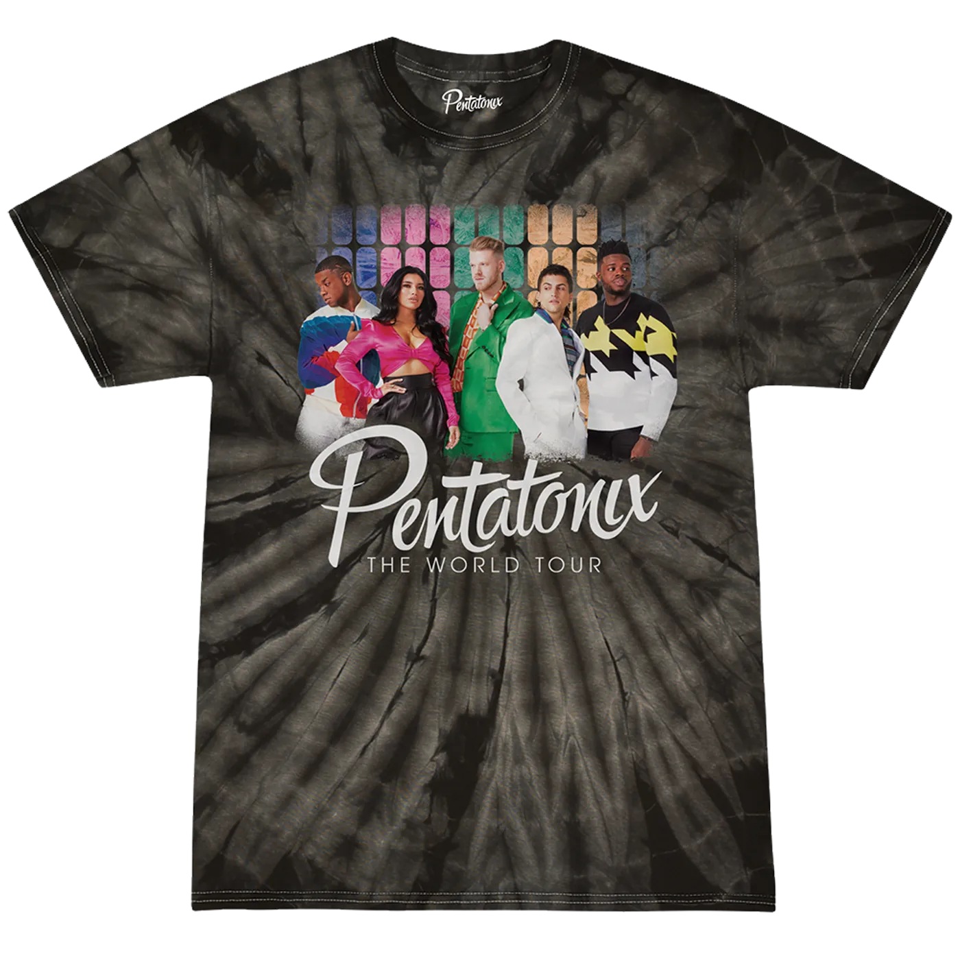 Pentatonix WT Black Tie Dye Tee