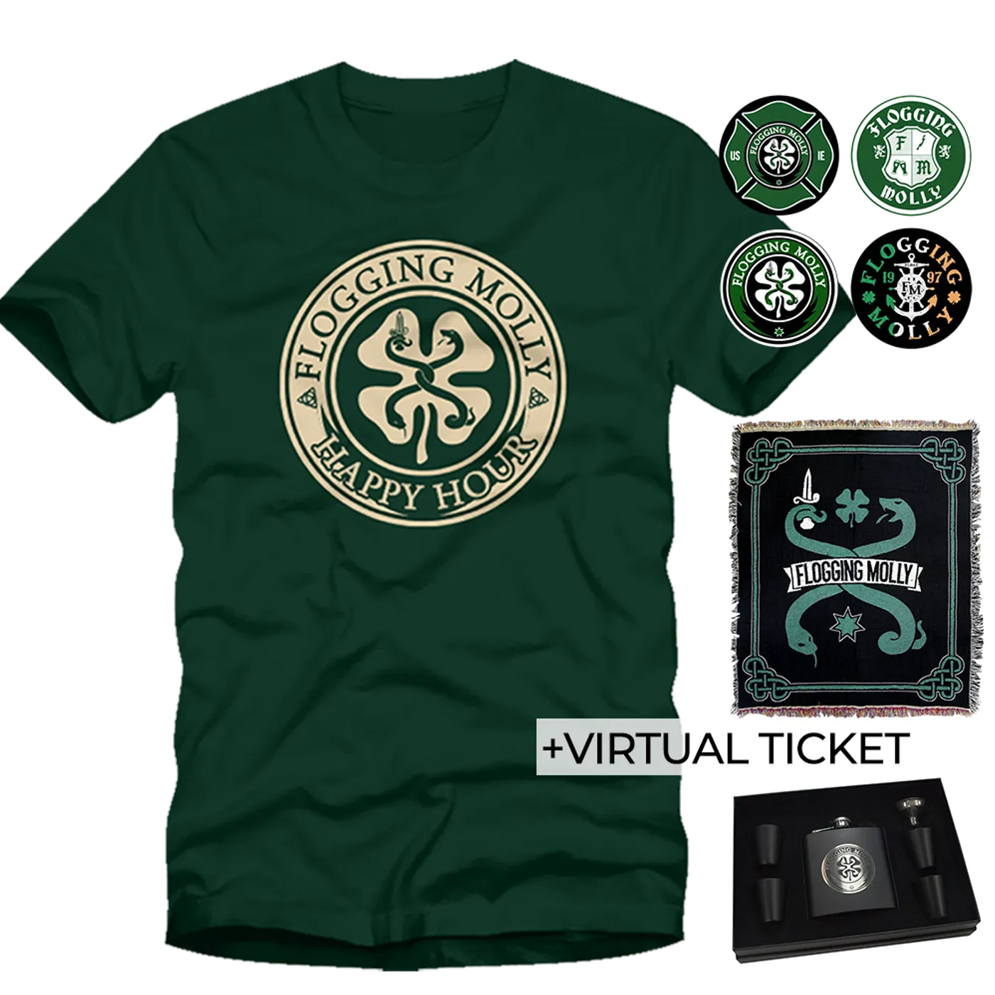 Flogging Molly Happy Hour Bundle #3
