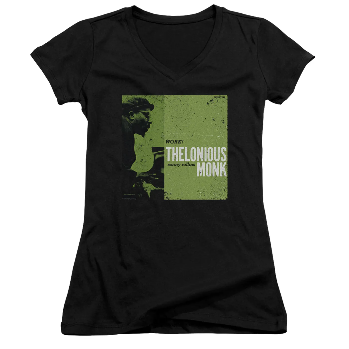 Thelonious Monk Junior's V-Neck Shirt | WORK Junior's Tee