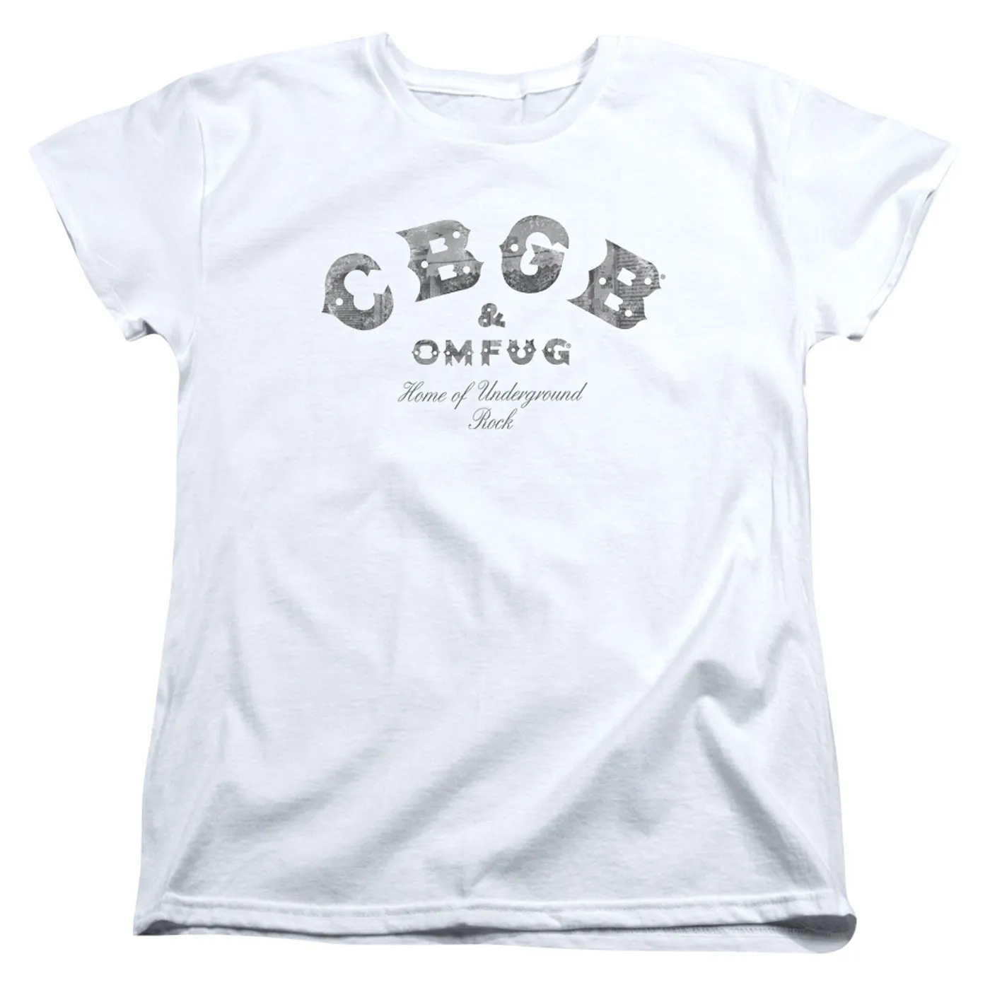 Cbgb Women's Shirt | CLUB LOGO Ladies Tee