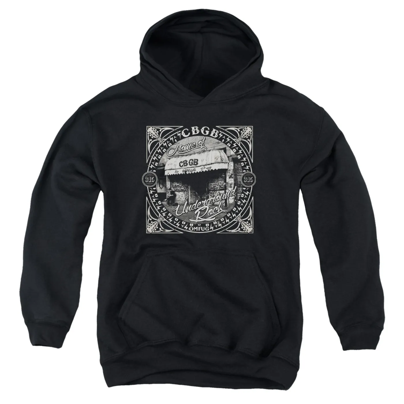 Cbgb Youth Hoodie | FRONT DOOR Pull-Over Sweatshirt