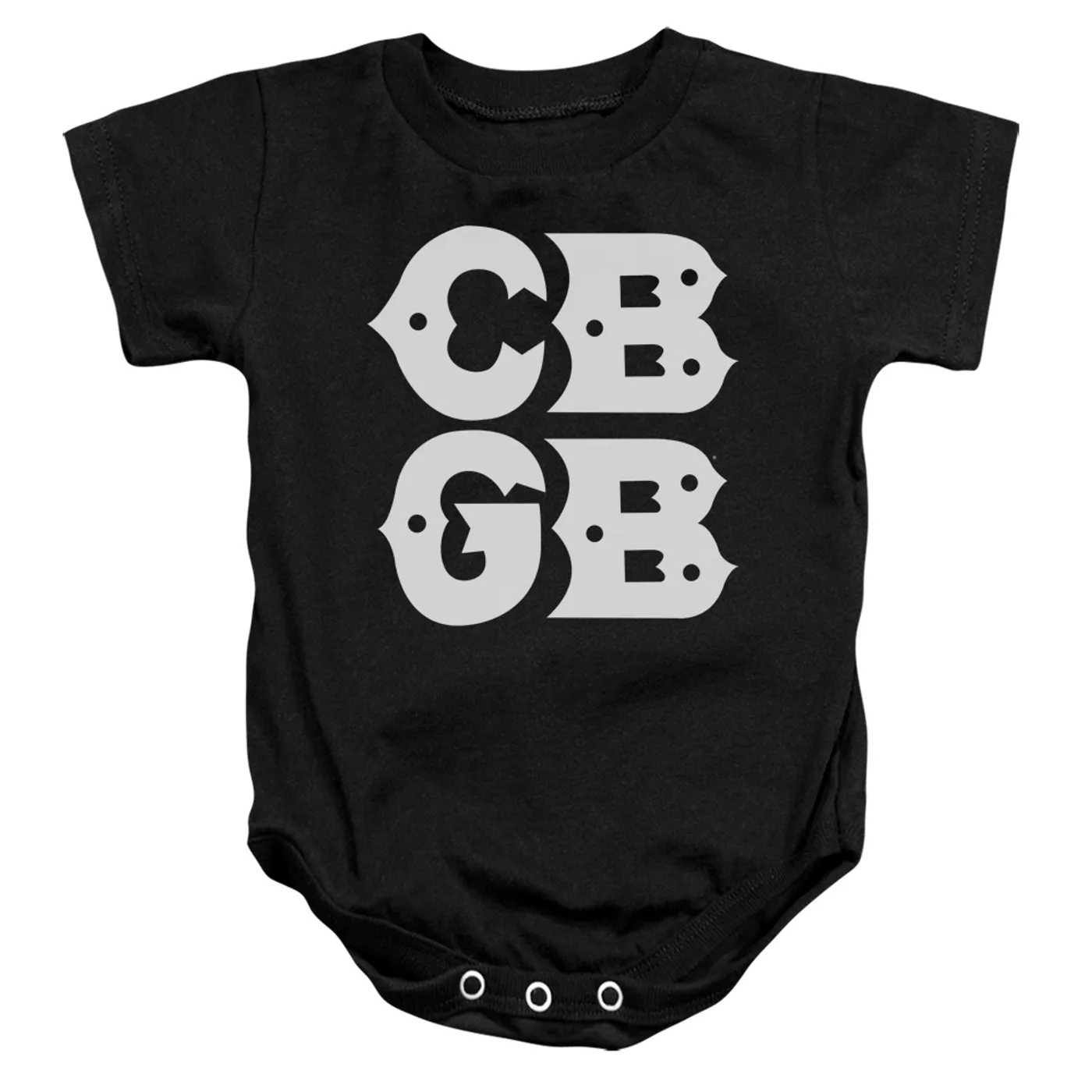 Cbgb Baby Onesie | STACKED LOGO Infant Snapsuit