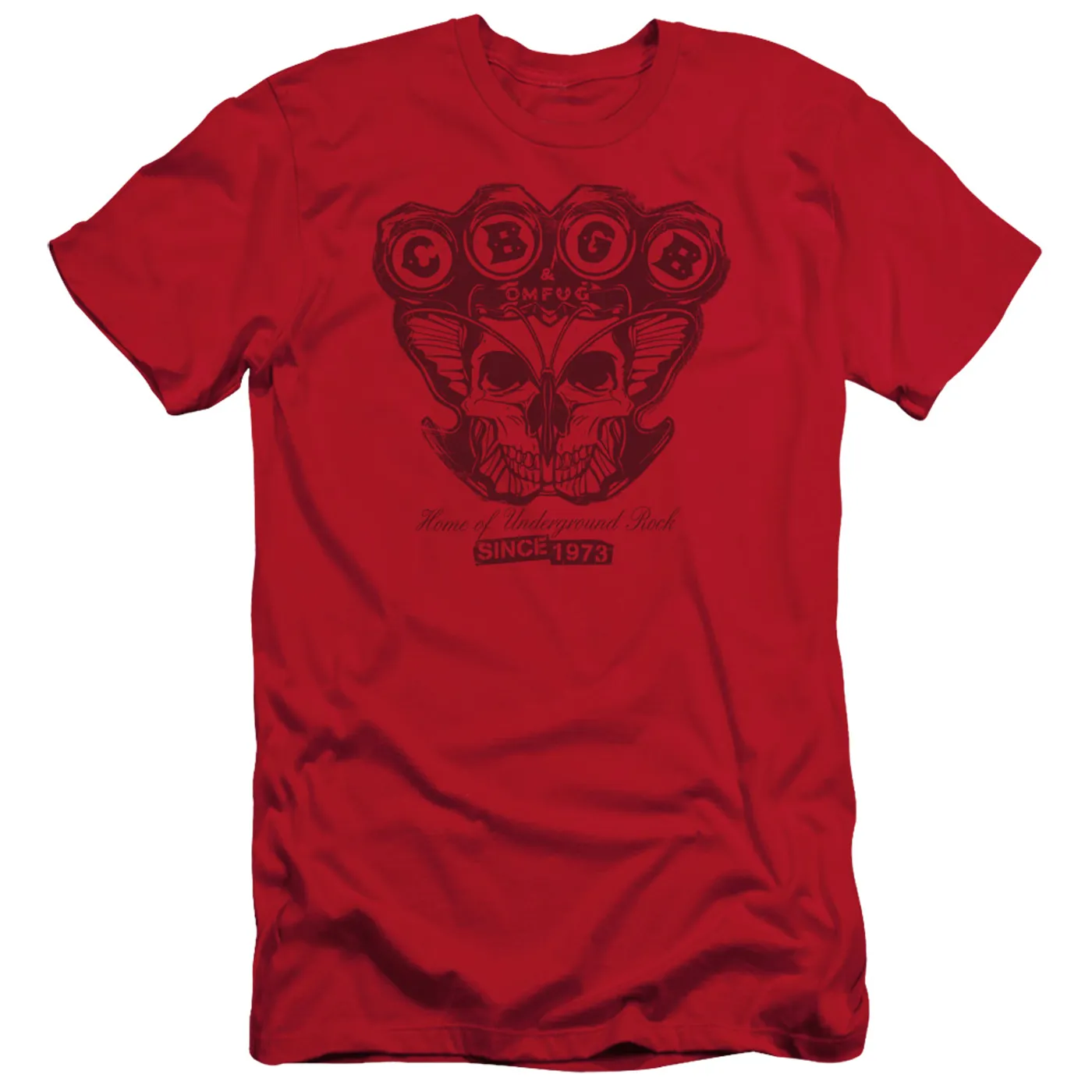 Cbgb Slim-Fit Shirt | MOTH SKULL Slim-Fit Tee