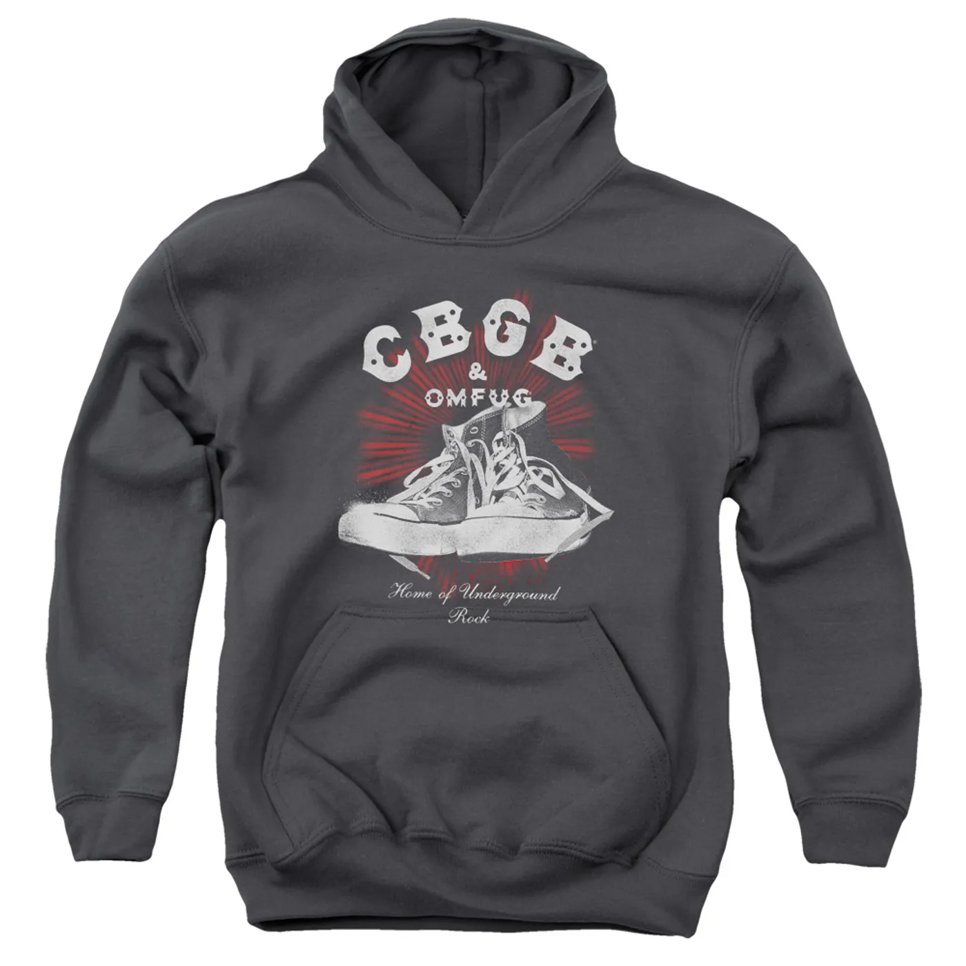 Cbgb Youth Hoodie | HIGH TOPS Pull-Over Sweatshirt