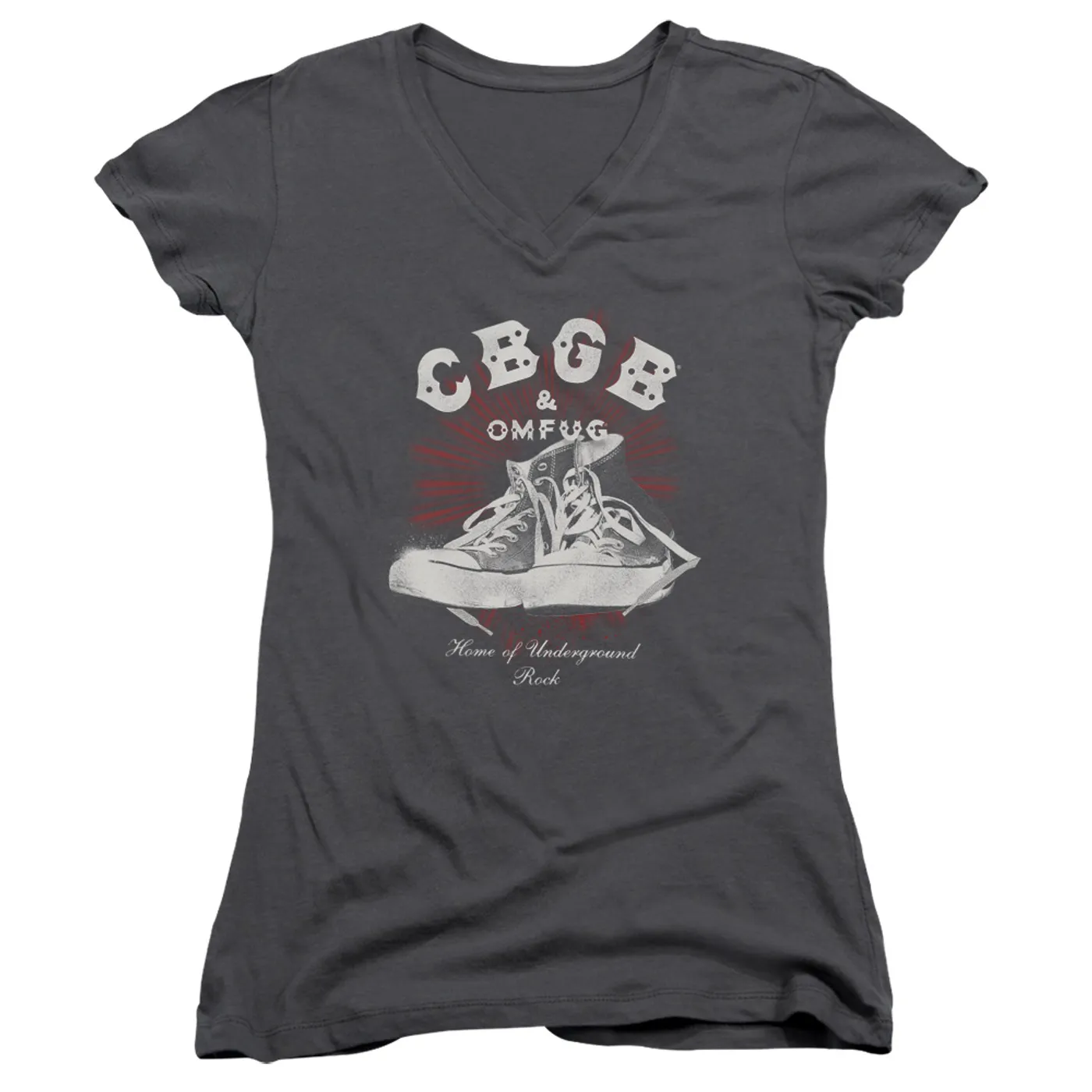 Cbgb Junior's V-Neck Shirt | HIGH TOPS Junior's Tee