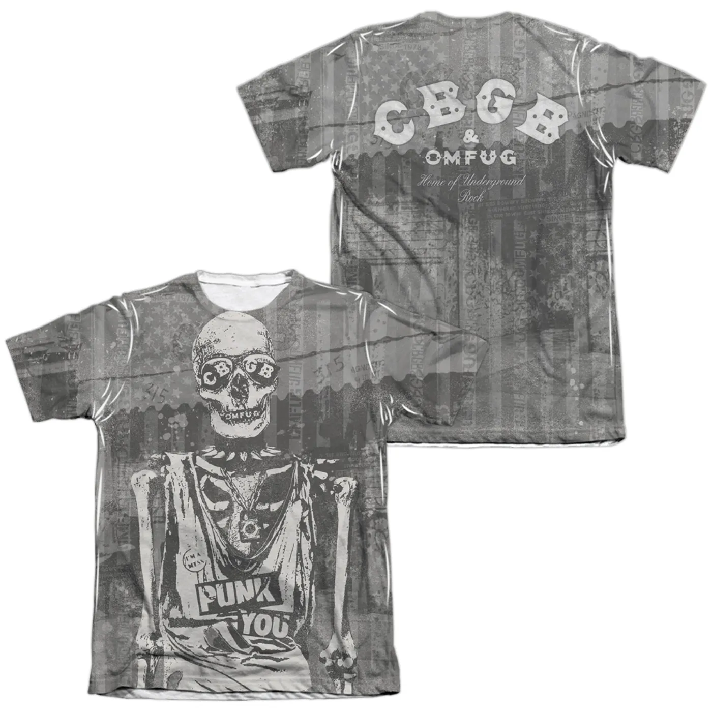 Cbgb Shirt | PUNK YOU (FRONT/BACK PRINT) Tee