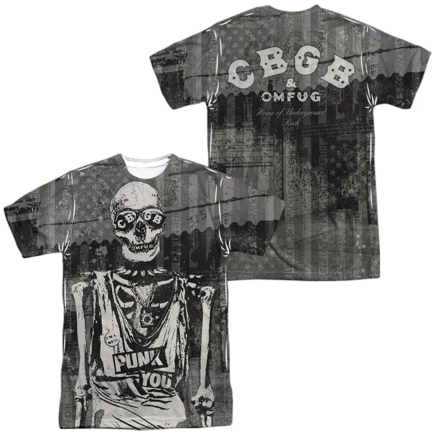 Cbgb Shirt | PUNK YOU (FRONT/BACK PRINT) Tee