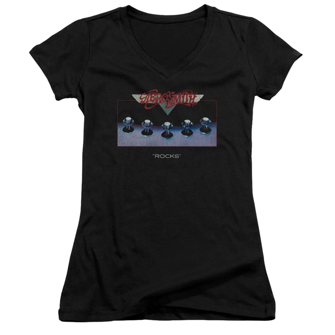 Aerosmith Junior's V-Neck Shirt | ROCKS Junior's Tee