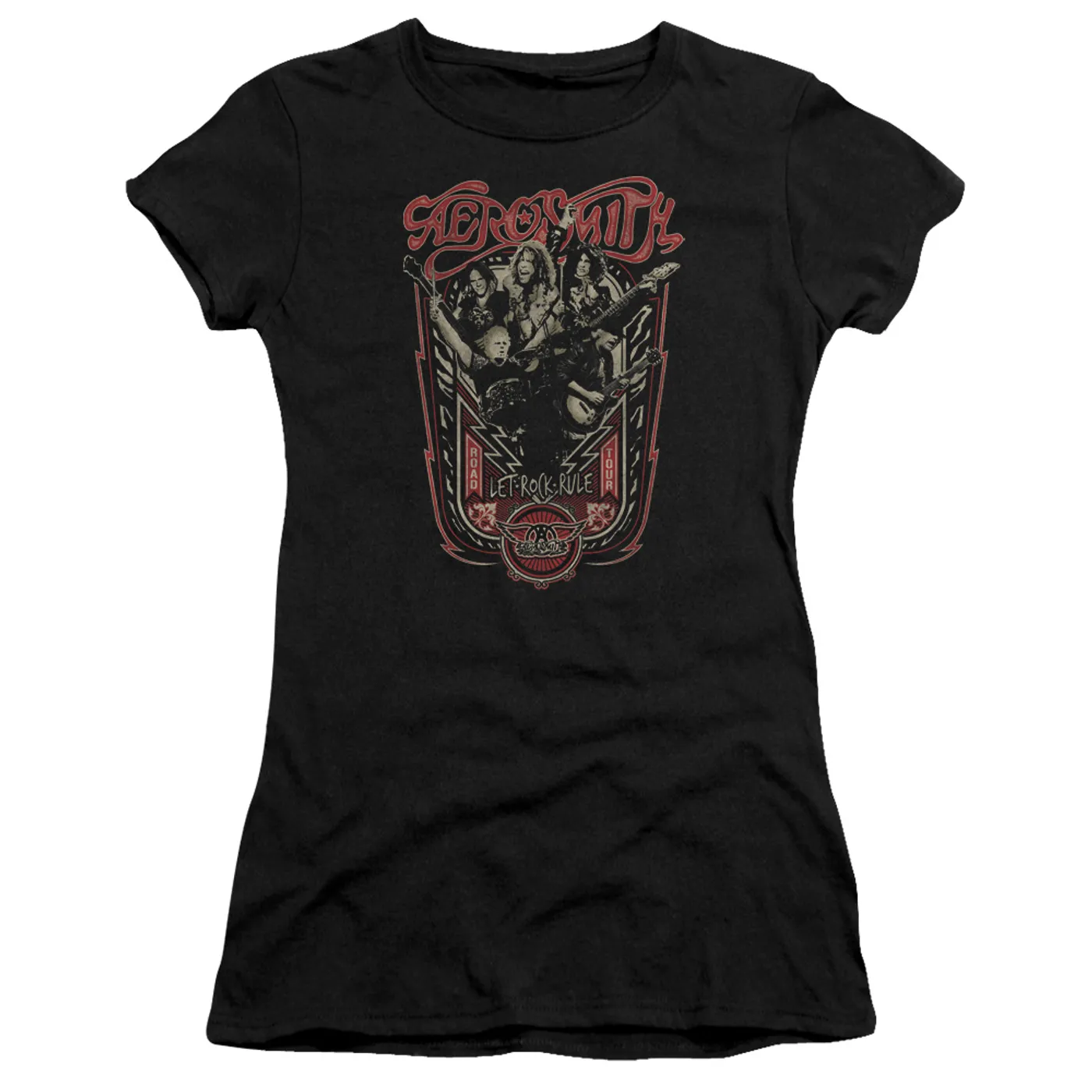 Aerosmith Juniors Shirt | LET ROCK RULE Juniors T Shirt