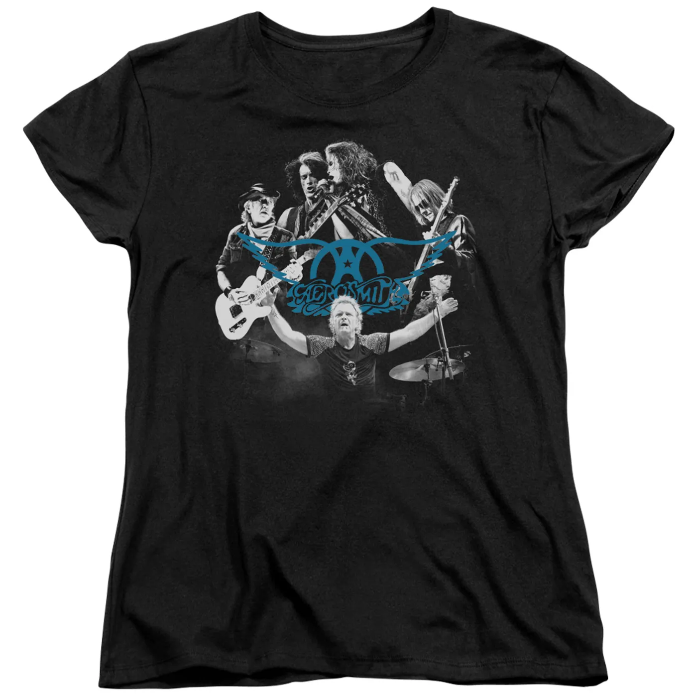 Aerosmith Women's Shirt | ROCK N ROUND Ladies Tee