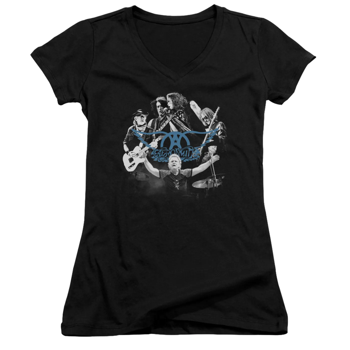 Aerosmith Junior's V-Neck Shirt | ROCK N ROUND Junior's Tee