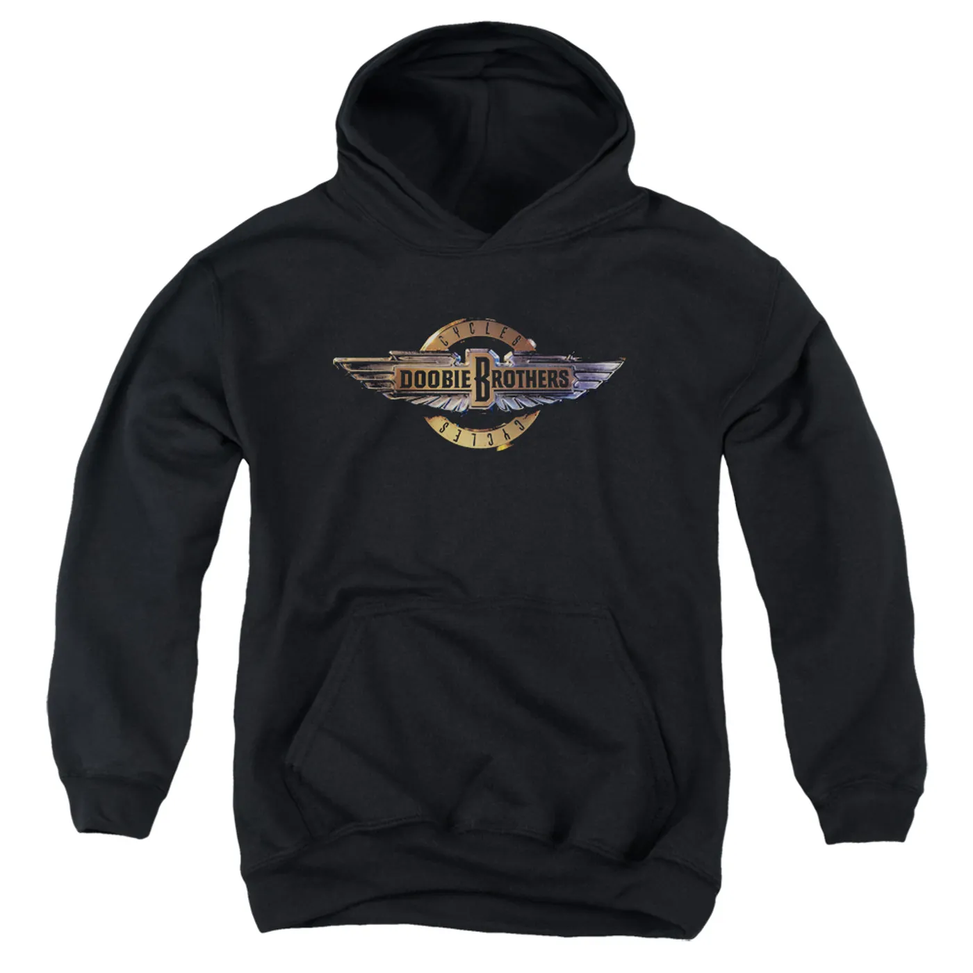 The Doobie Brothers Youth Hoodie | BIKER LOGO Pull-Over Sweatshirt