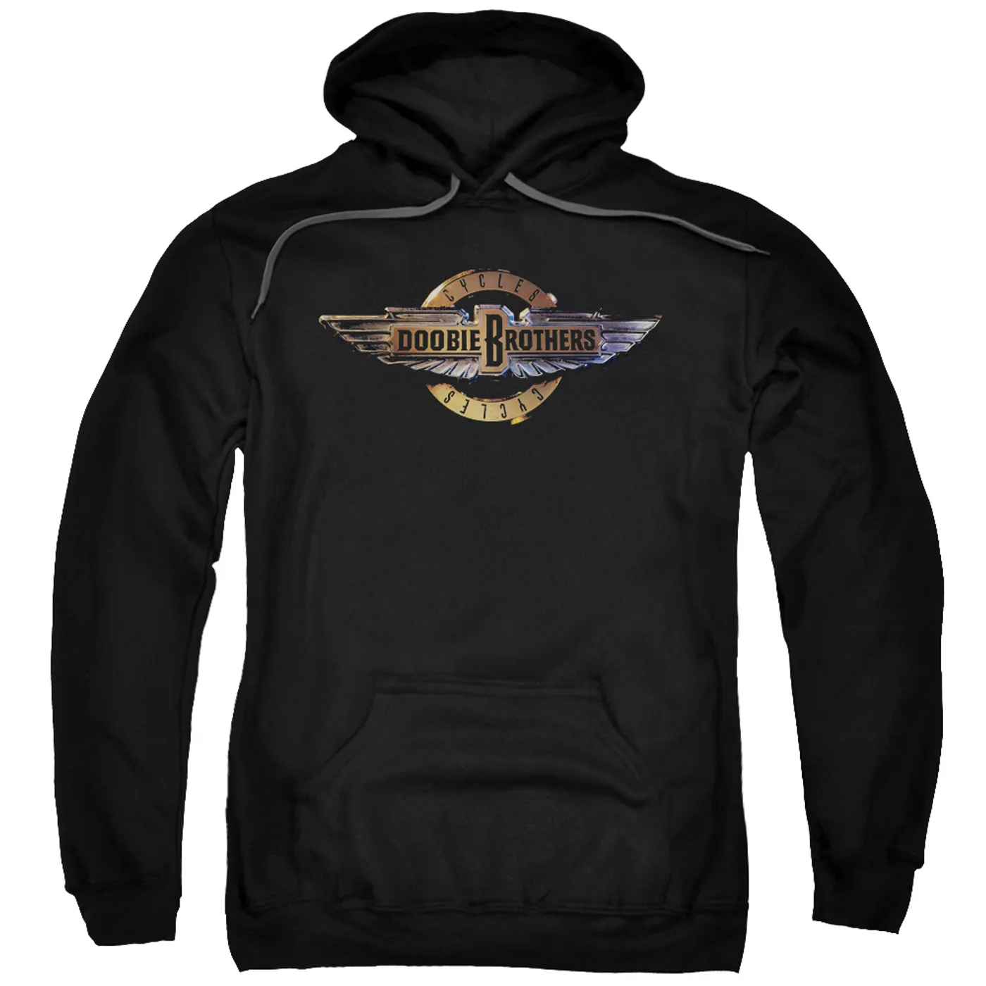 The Doobie Brothers Hoodie | BIKER LOGO Pull-Over Sweatshirt
