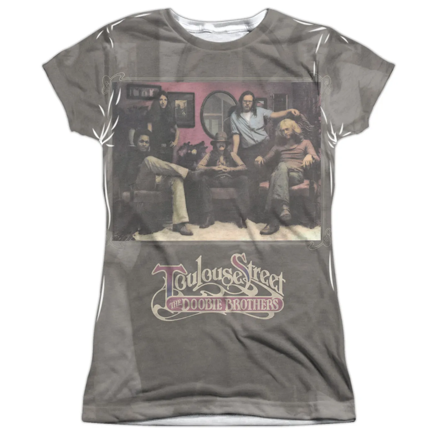 The Doobie Brothers Junior's T Shirt | TOULOUSE STREET (FRONT/BACK PRINT) Sublimated Tee