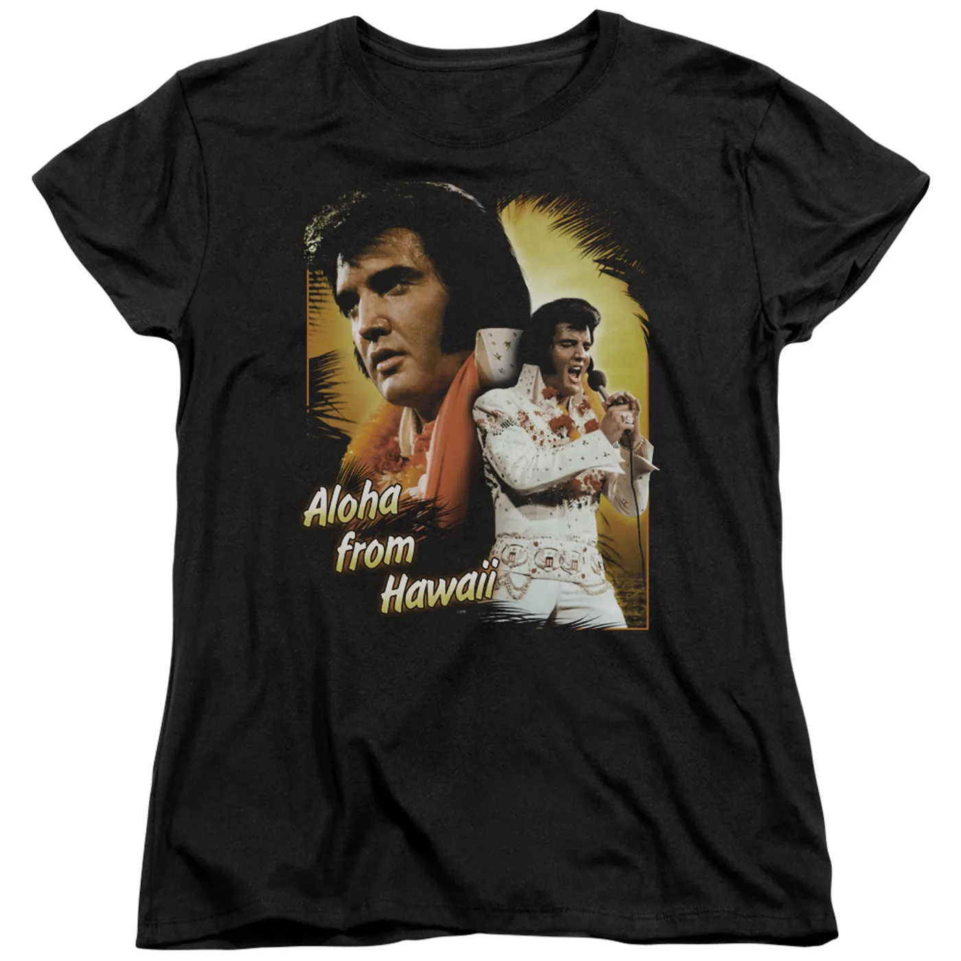 Elvis Presley Women's Shirt | ALOHA Ladies Tee
