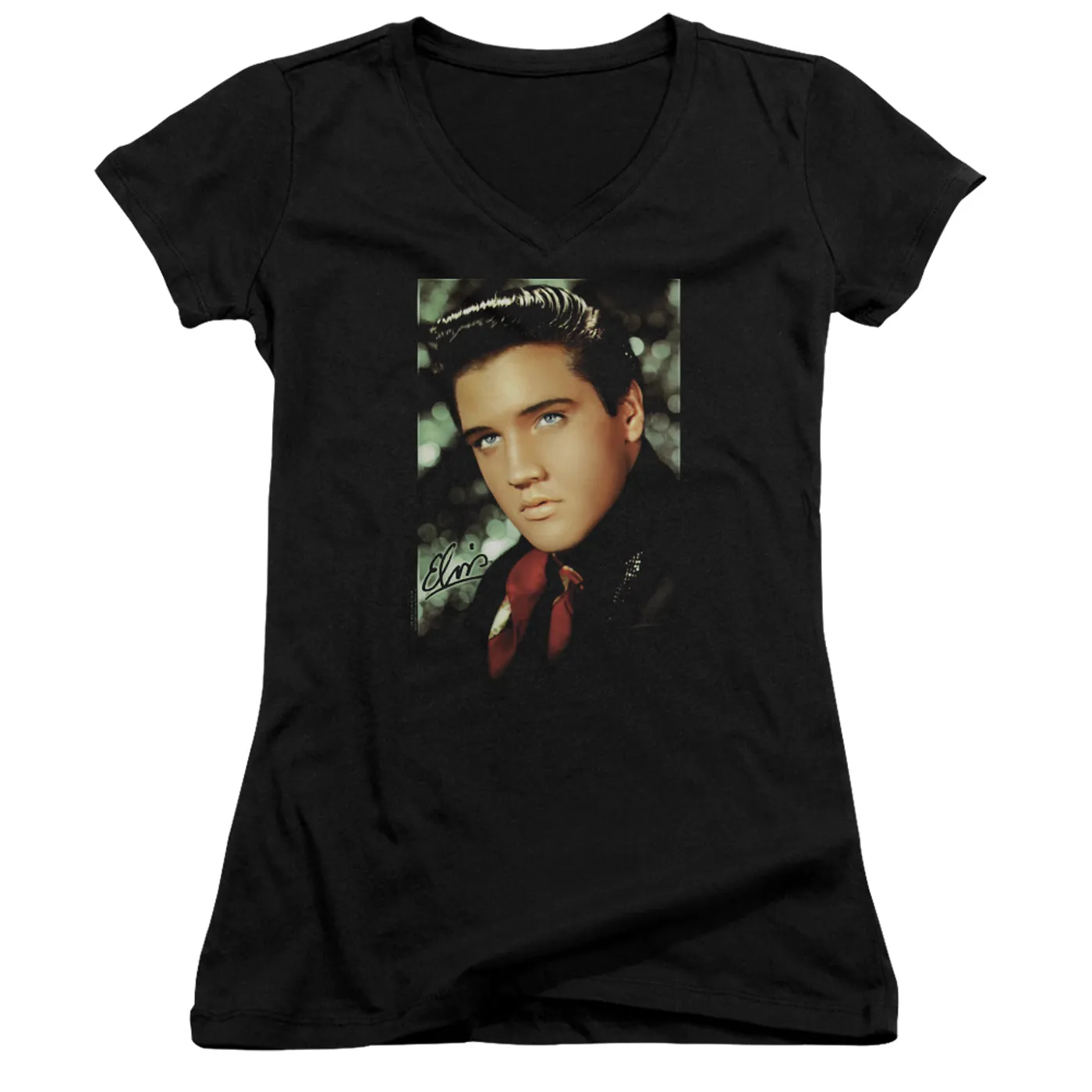 Elvis Presley Junior's V-Neck Shirt | RED SCARF Junior's Tee