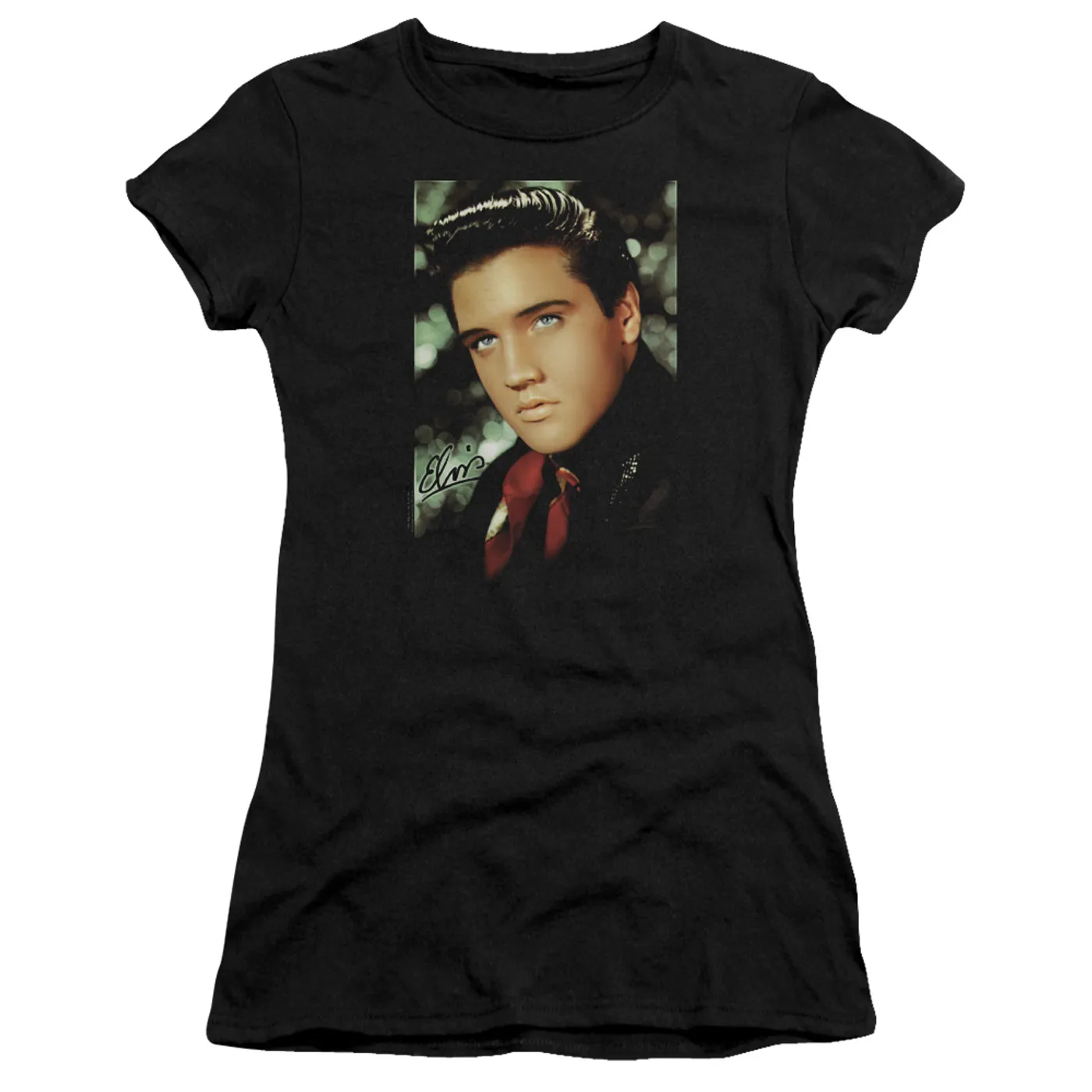 Elvis Presley Juniors Shirt | RED SCARF Juniors T Shirt