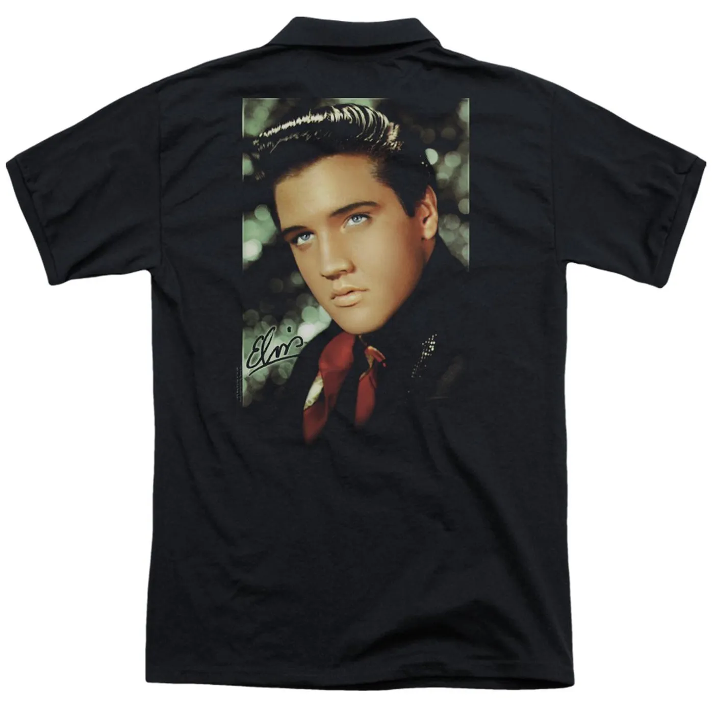 Elvis Presley RED SCARF (BACK PRINT)