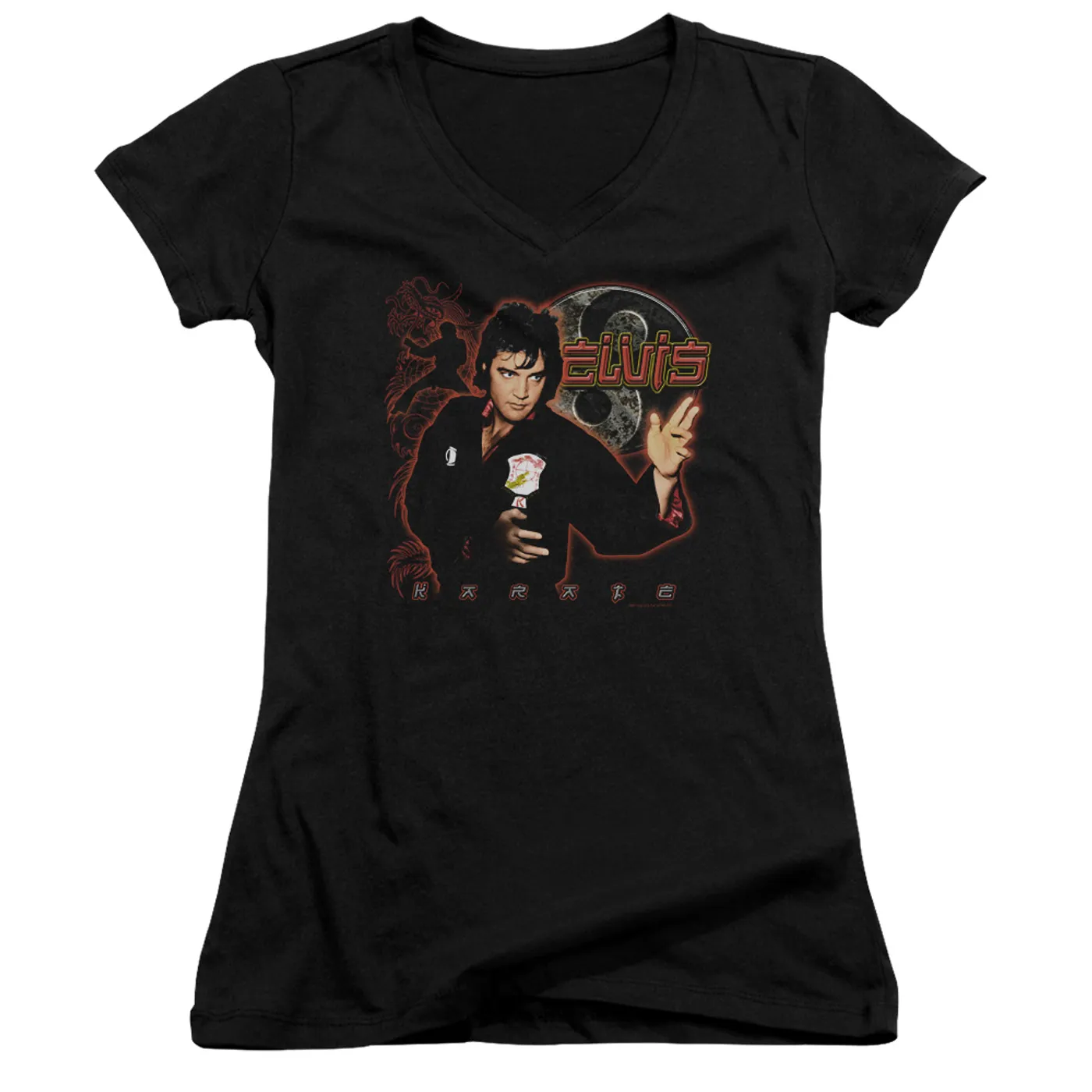 Elvis Presley Junior's V-Neck Shirt | KARATE Junior's Tee