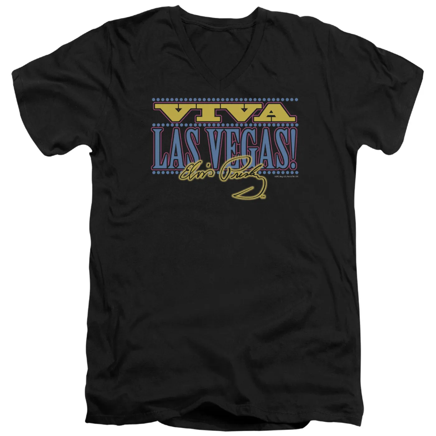 Elvis Presley T Shirt (Slim Fit) | VIVA LAS VEGAS Slim-fit Tee