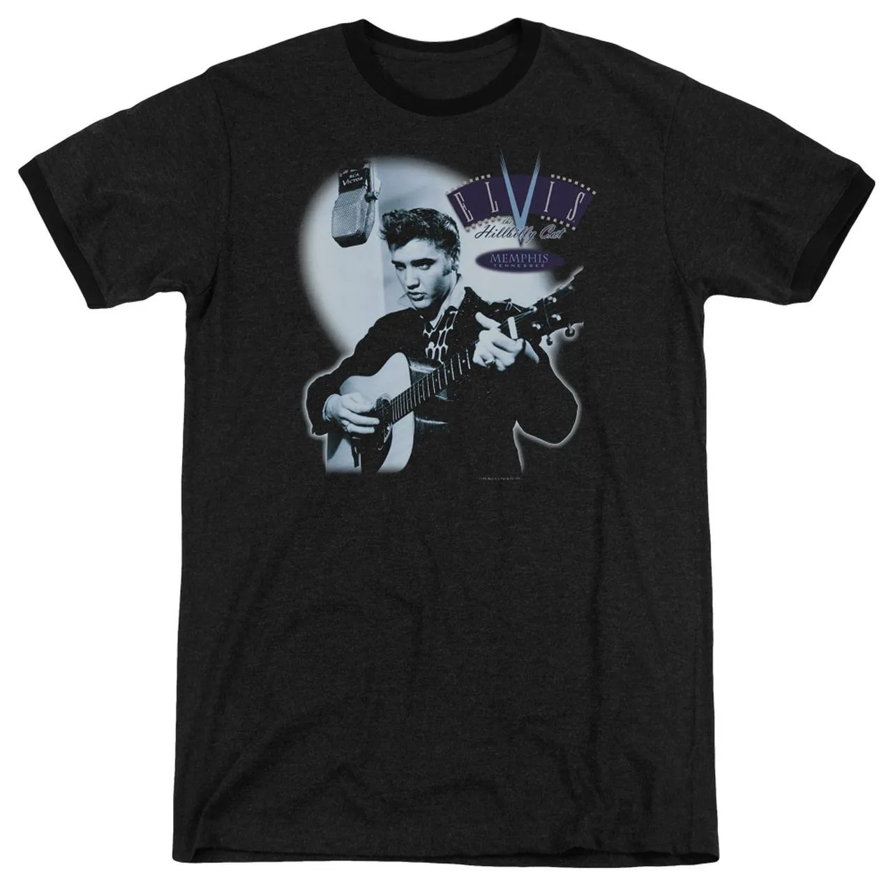 Shirt | HILLBILLY CAT Premium Ringer Tee