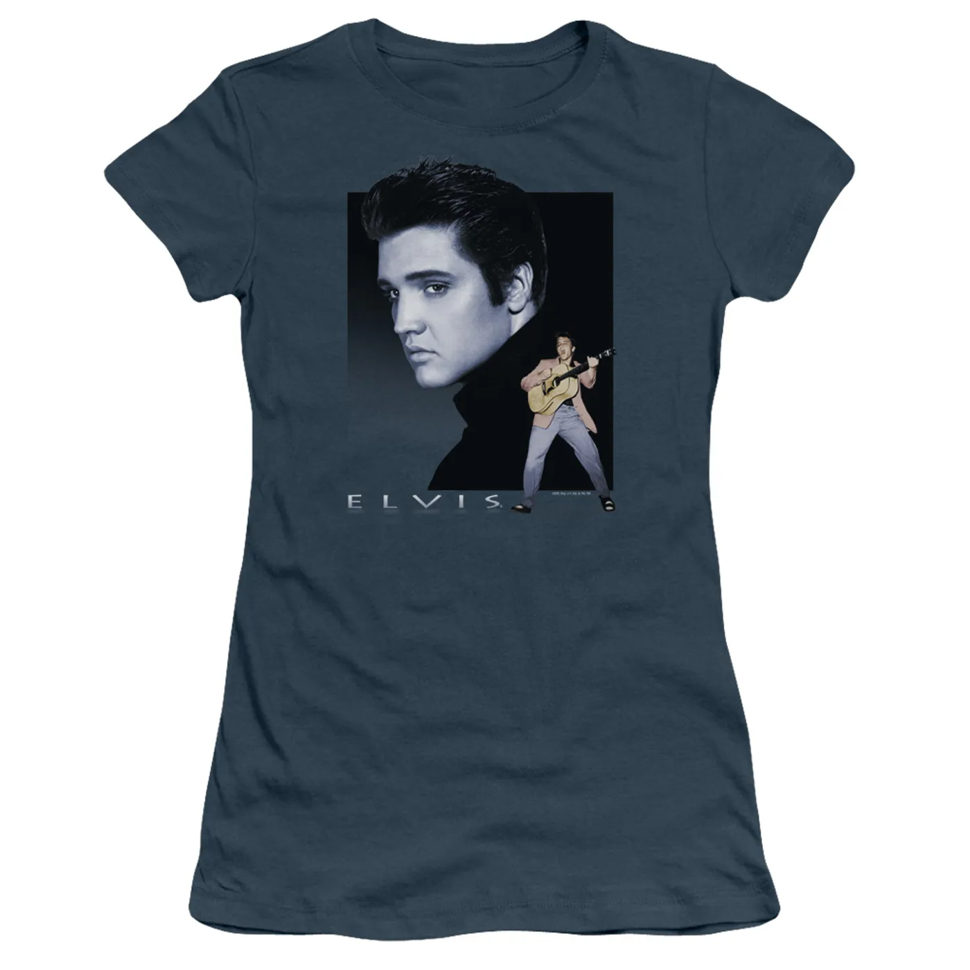 Elvis Presley Juniors Shirt | BLUE ROCKER Juniors T Shirt