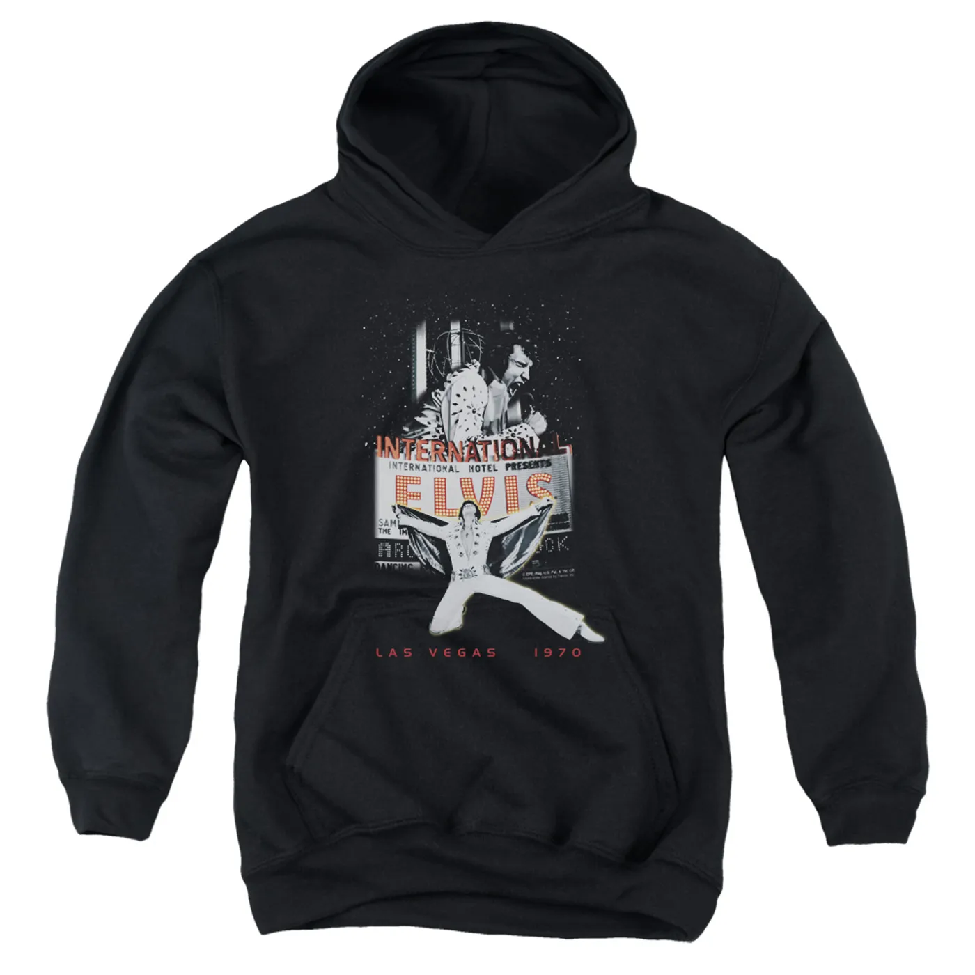 Elvis Presley Youth Hoodie | LAS VEGAS Pull-Over Sweatshirt