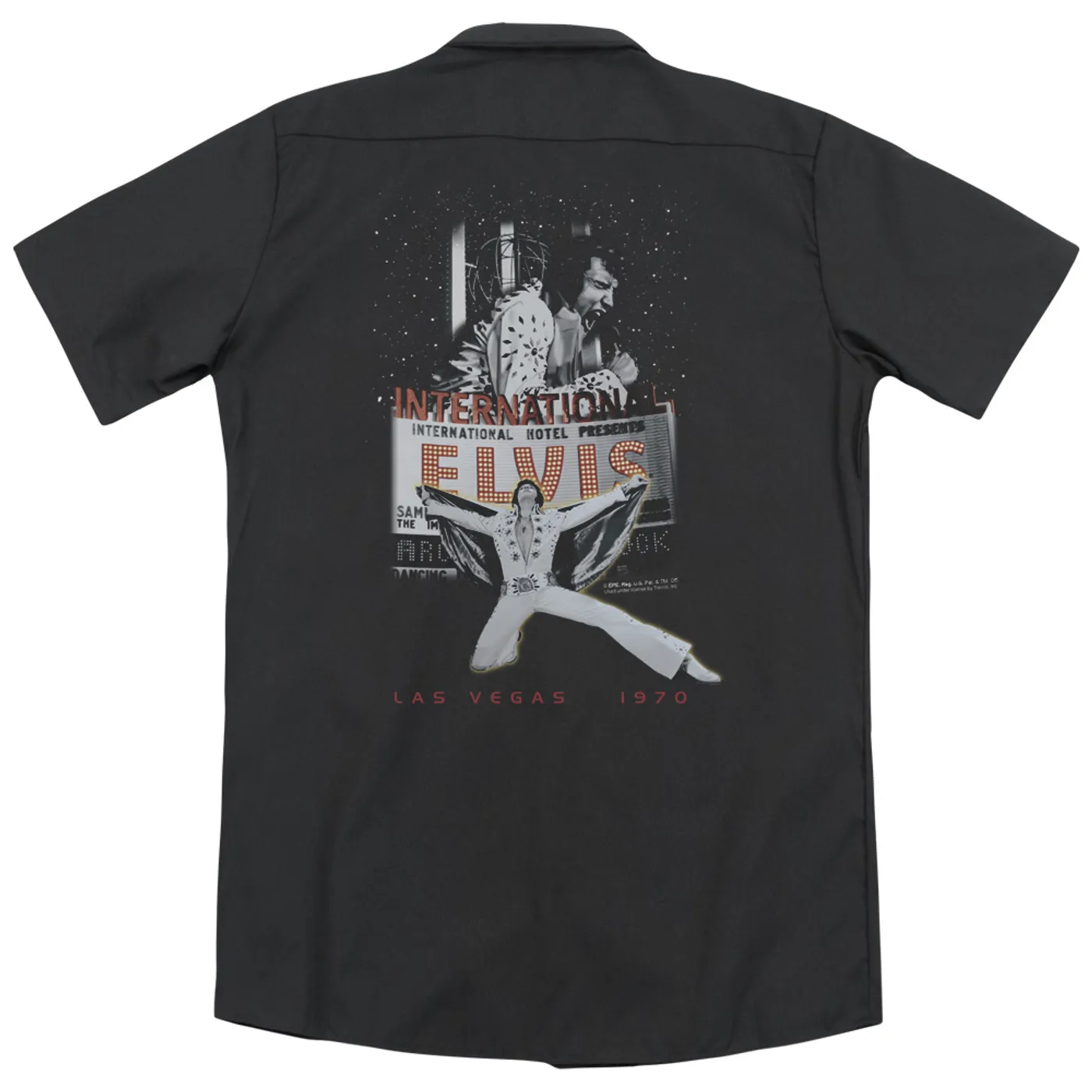 Elvis Presley LAS VEGAS (BACK PRINT)