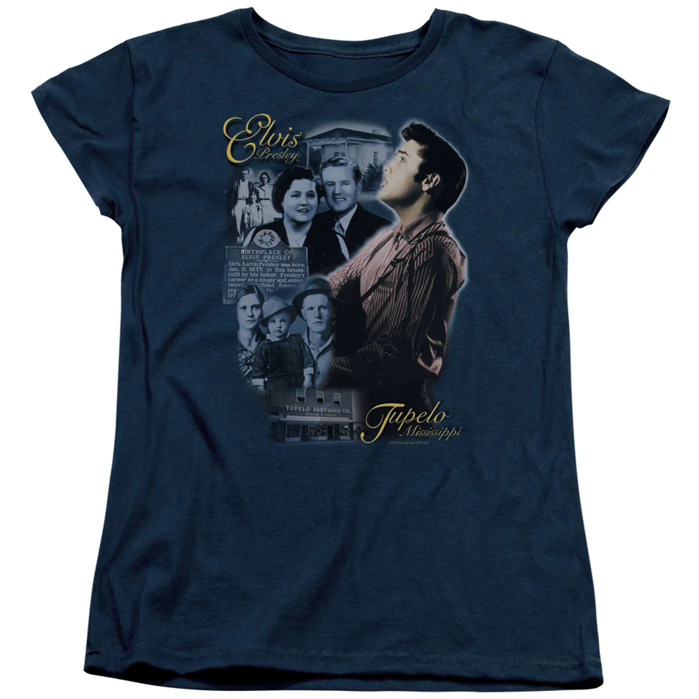 Elvis Presley Women's Shirt | TUPELO Ladies Tee