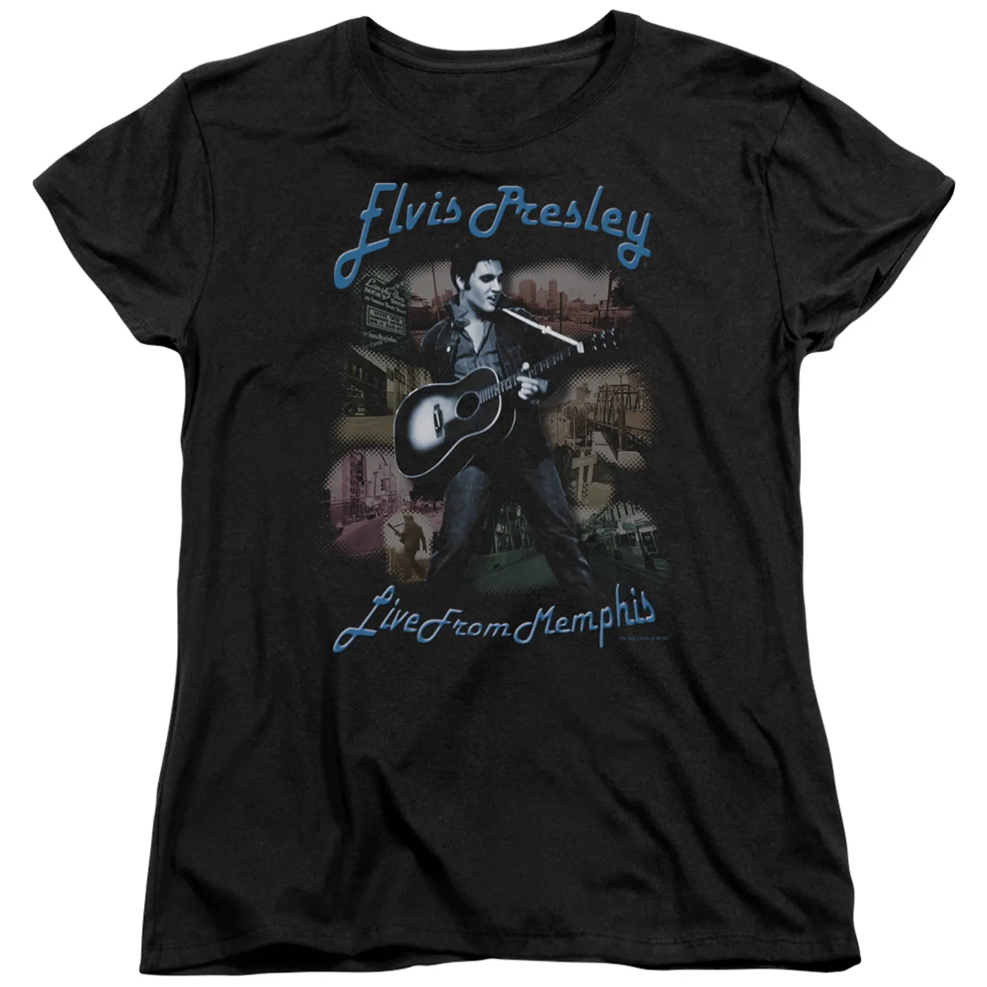 Elvis Presley Women's Shirt | MEMPHIS Ladies Tee