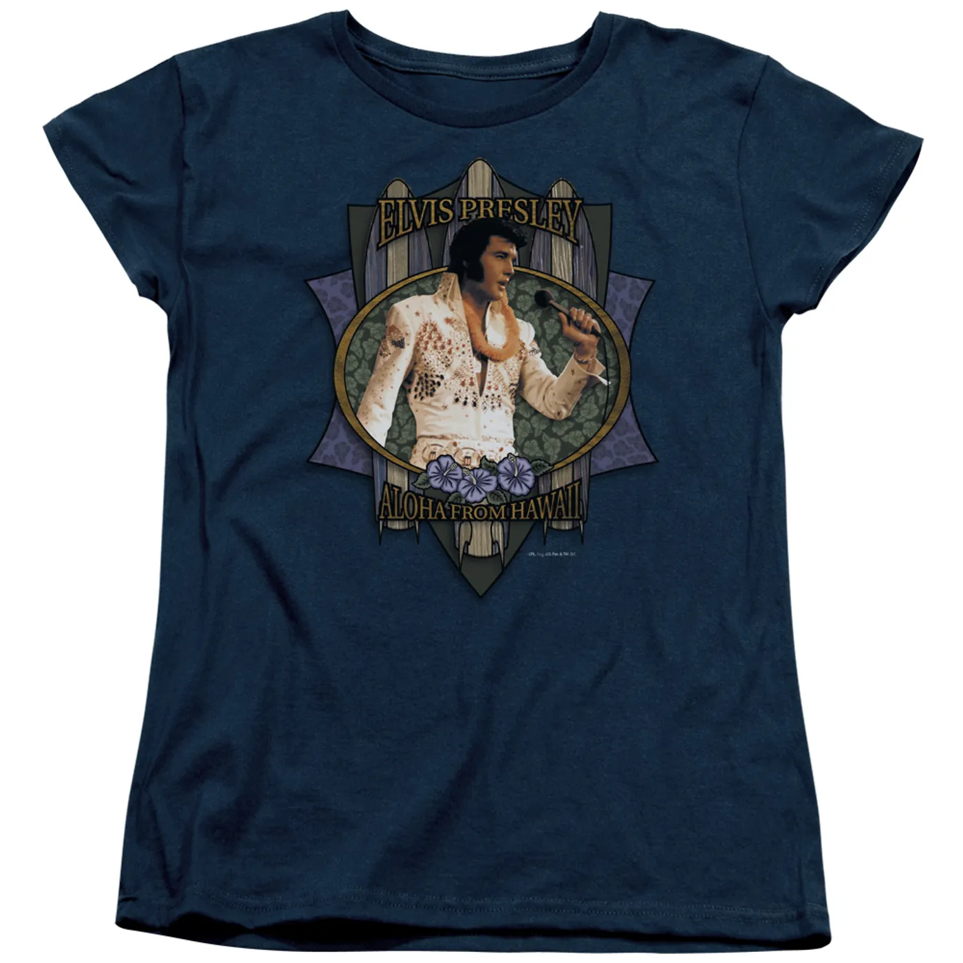 Elvis Presley Women's Shirt | ALOHA FROM HAWAII Ladies Tee