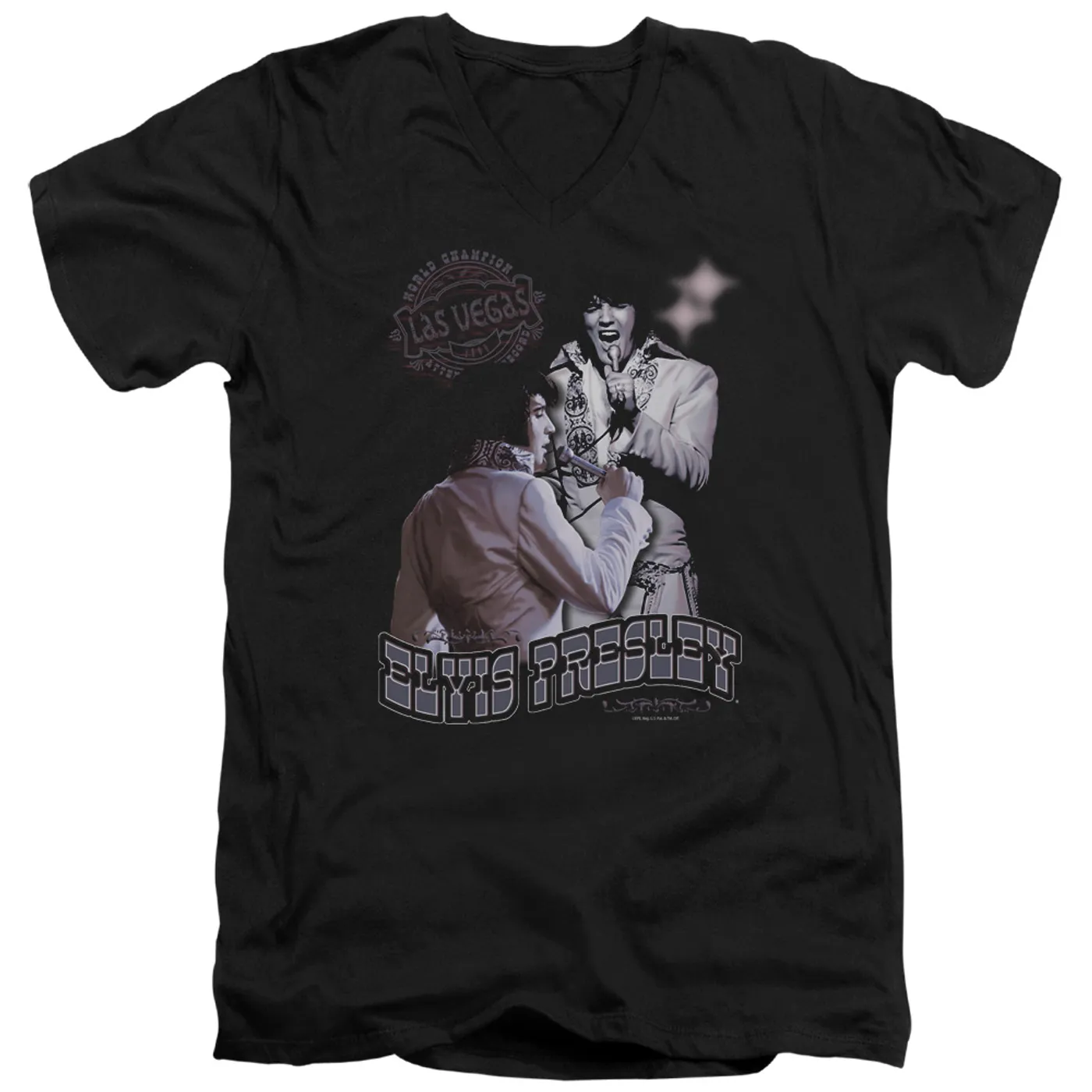 Elvis Presley T Shirt (Slim Fit) | VIOLET VEGAS Slim-fit Tee
