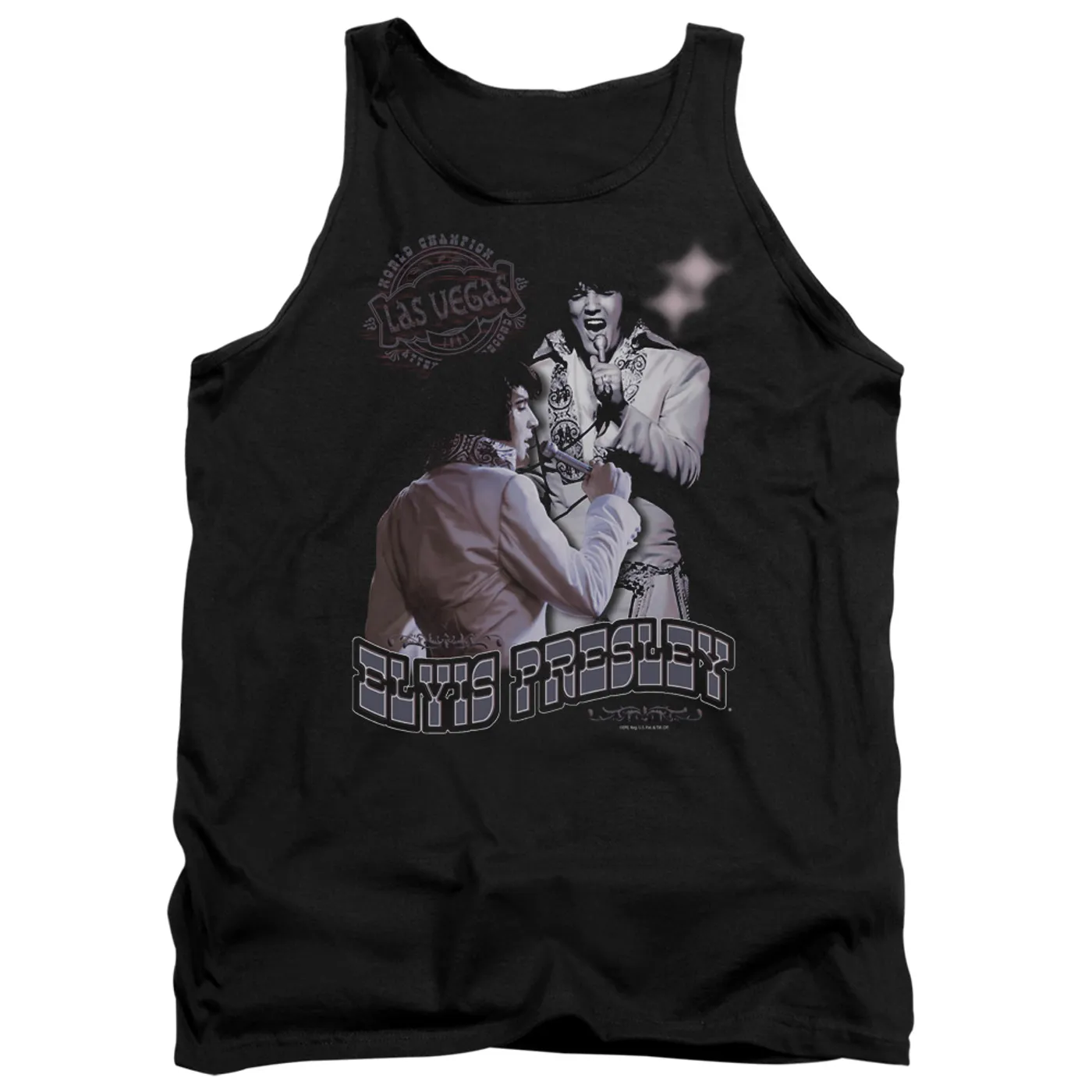 Elvis Presley Tank Top | VIOLET VEGAS Sleeveless Shirt