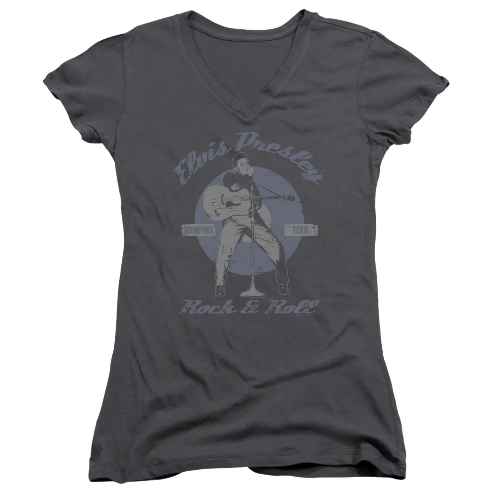 Junior's V-Neck Shirt | ROCK & ROLL Junior's Tee