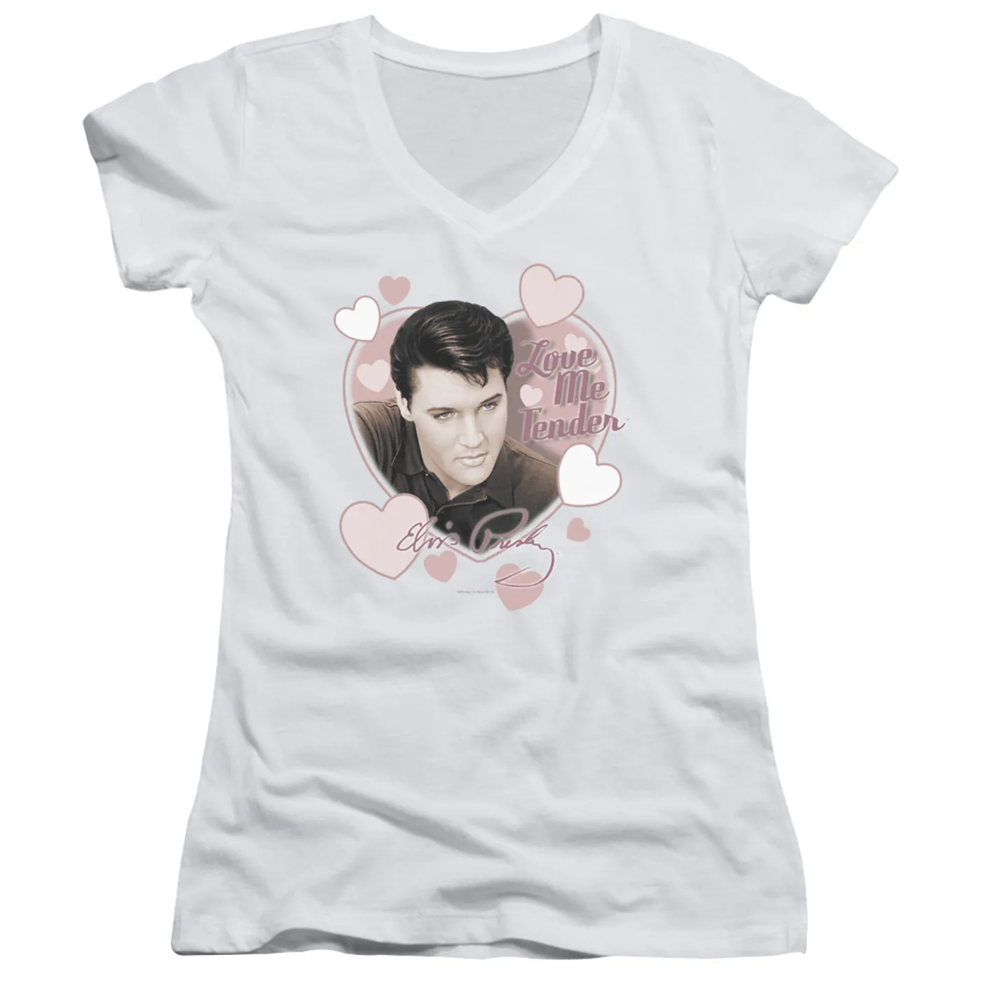 Elvis Presley Junior's V-Neck Shirt | LOVE ME TENDER Junior's Tee