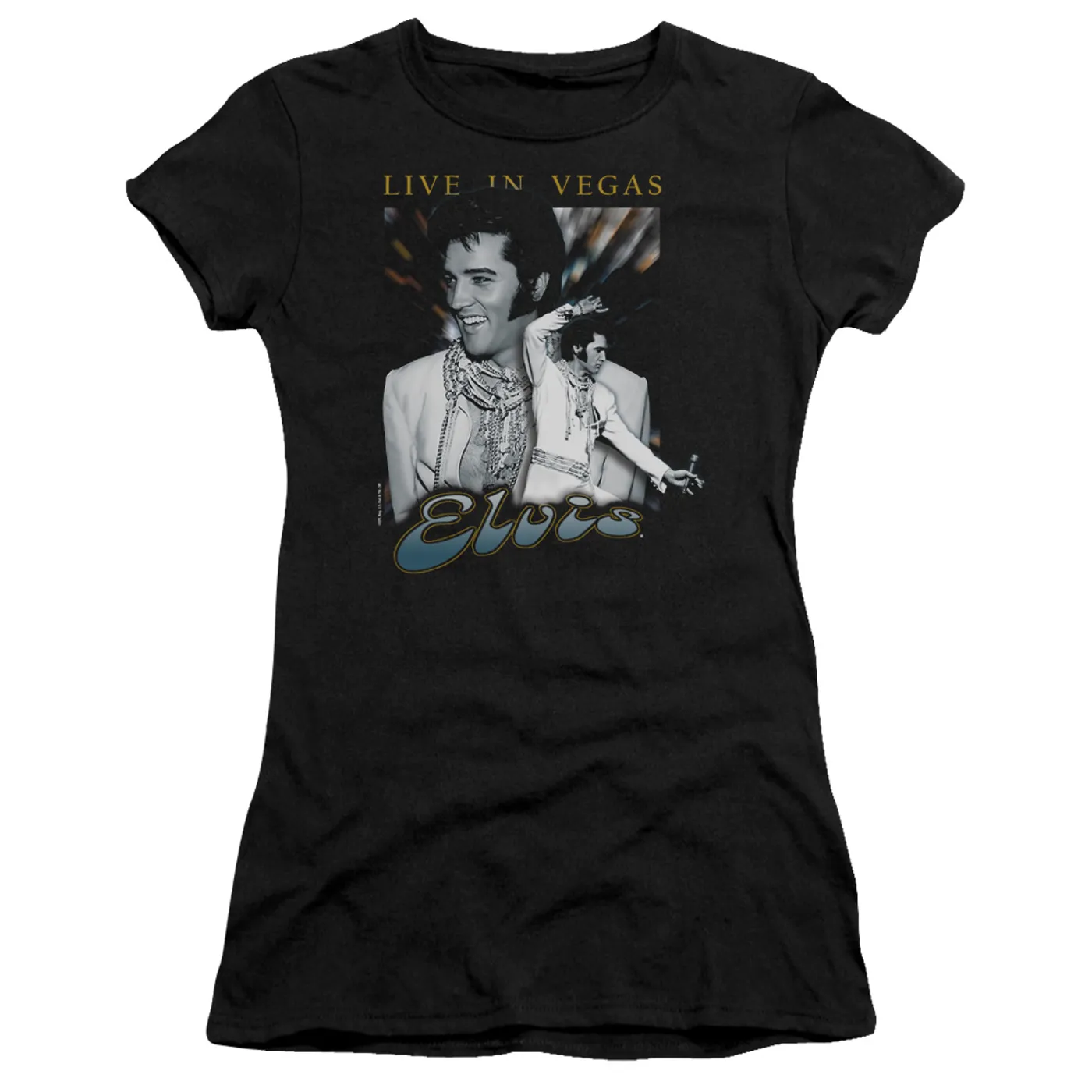 Elvis Presley Juniors Shirt | LIVE IN VEGAS Juniors T Shirt